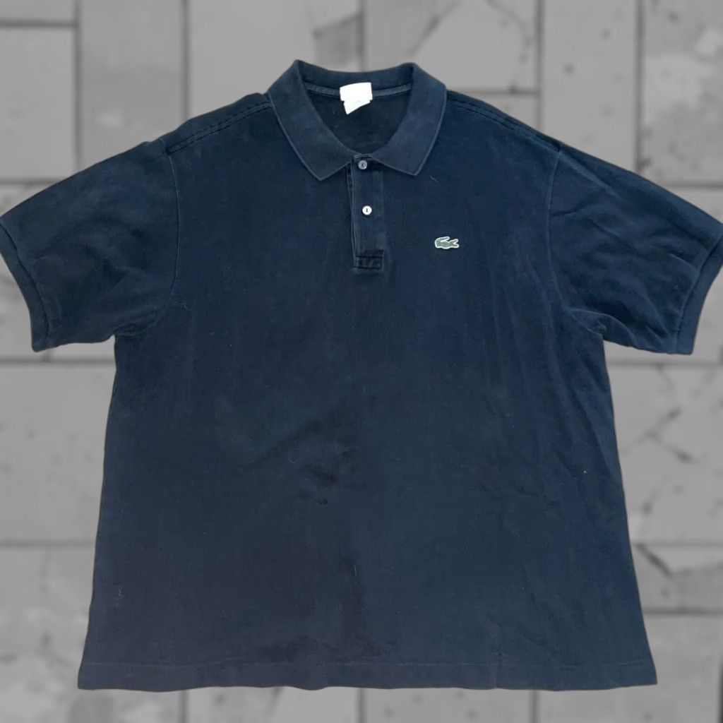 Lacoste VINTAGE Lacoste Polo Shirt Mens XL Black Polo 80s 90s Sportswear Mens Size US XL / EU 56 / 4 - 1 Thumbnail