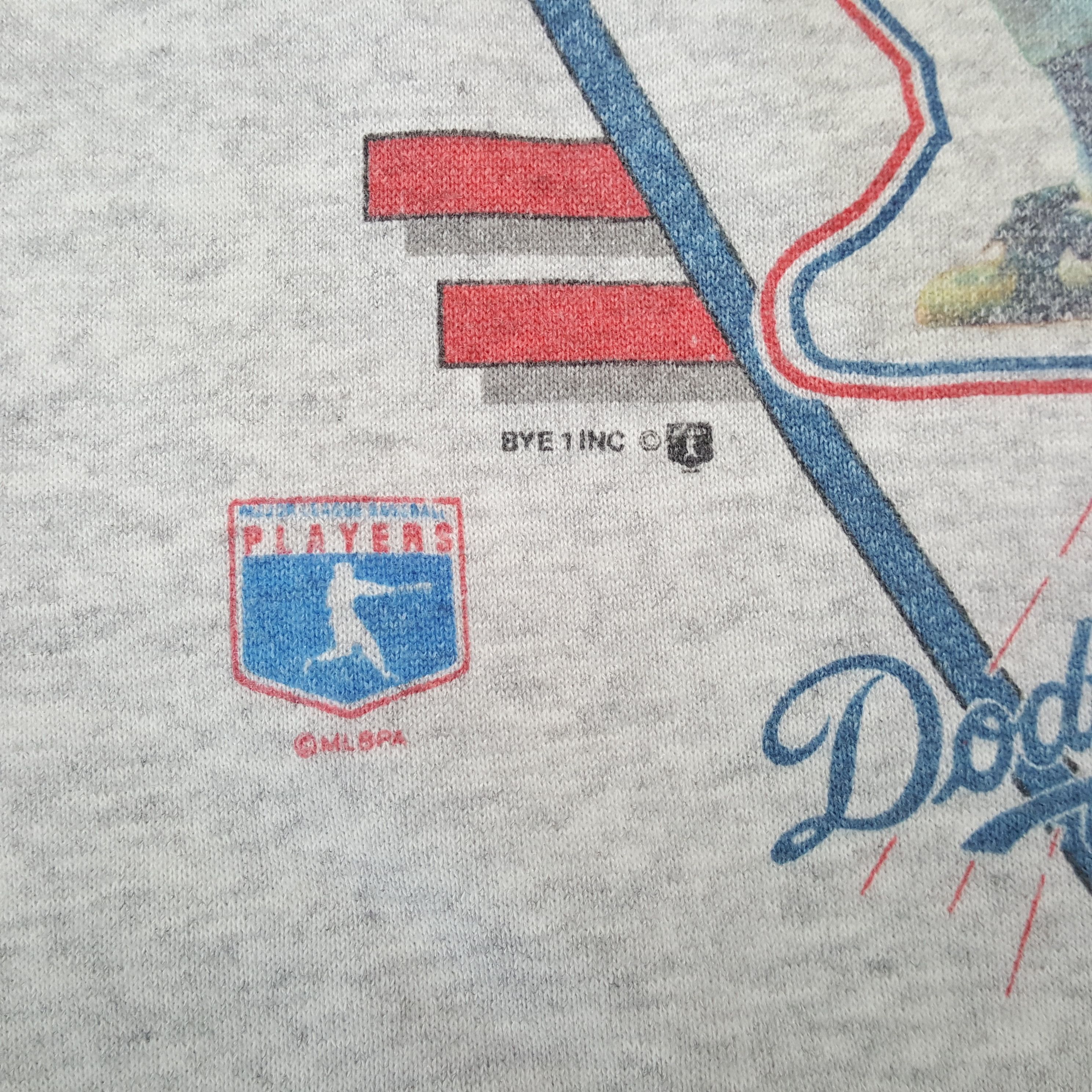 Hanes LOS ANGELES DODGERS Vintage Sweatshirt C292N2 Size US L / EU 52-54 / 3 - 9 Thumbnail