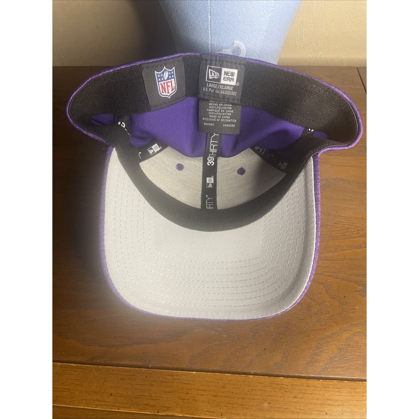 New Era Minnesota Vikings New Era 39thirty Flex Fitted Hat Cap L/XL Size US XL / EU 56 / 4 - 6 Thumbnail