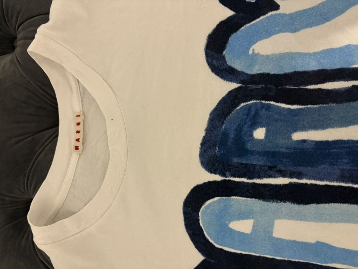 Designer × Marni Marni Drip Logo T-Shirt Size US S / EU 44-46 / 1 - 2 Thumbnail