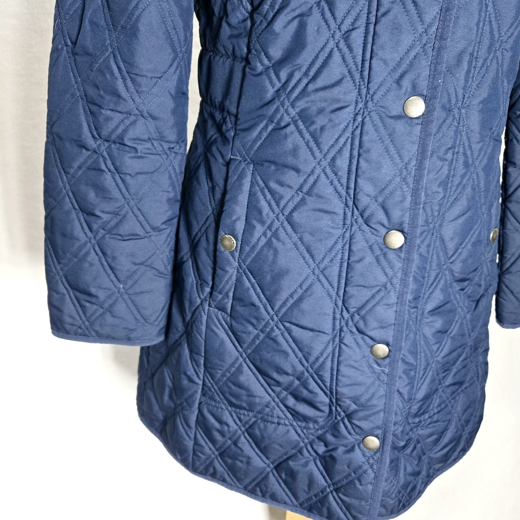 Eddie Bauer Eddie Bauer Womens PXS Quilted Jacket Blue Snap Button Pockets Lightweight Size XS / US 0-2 / IT 36-38 - 5 Thumbnail