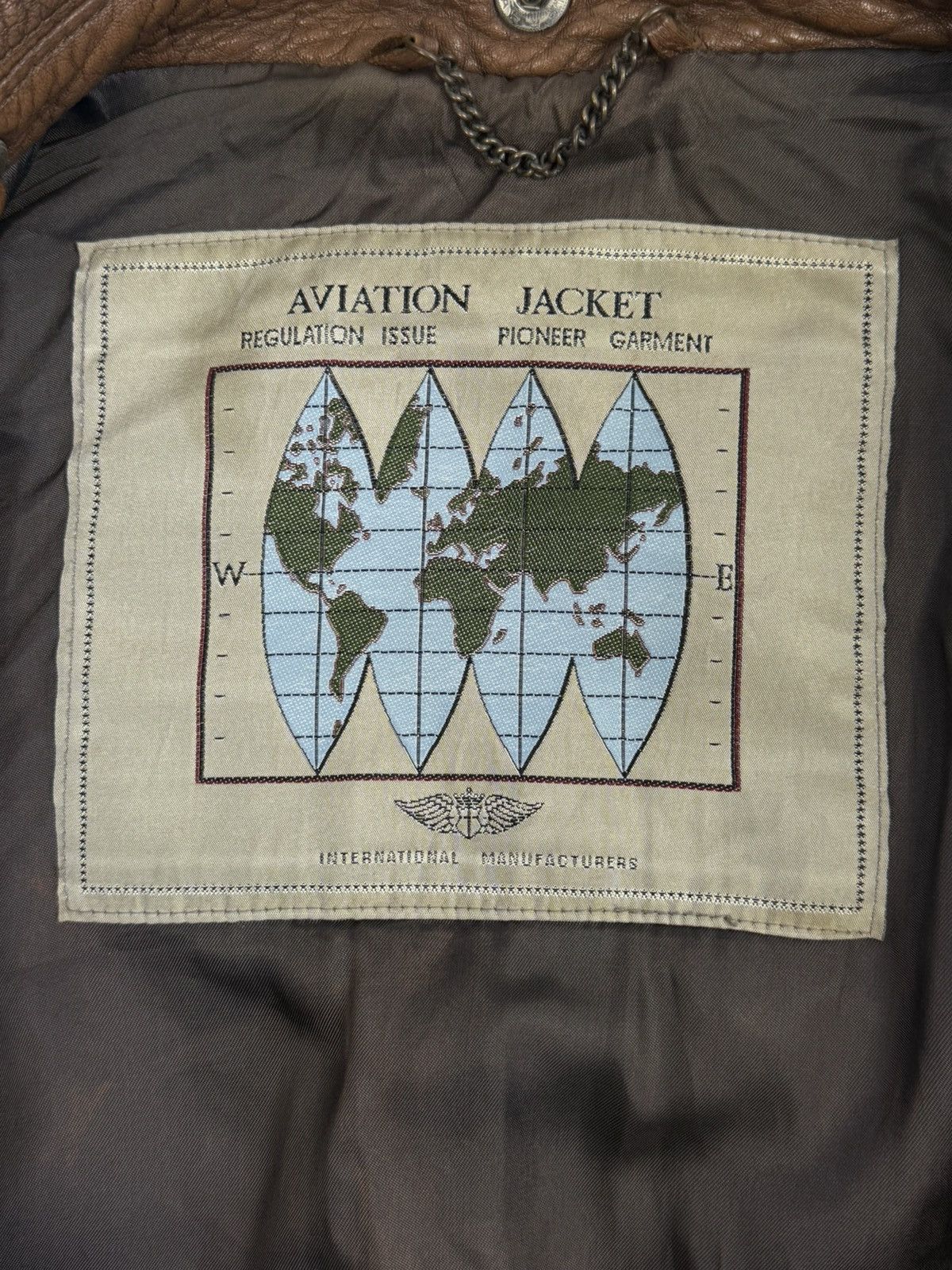 Japanese Brand St Michael Vintage Leather Aviation Bomber Jacket Japanese Size US L / EU 52-54 / 3 - 22 Thumbnail