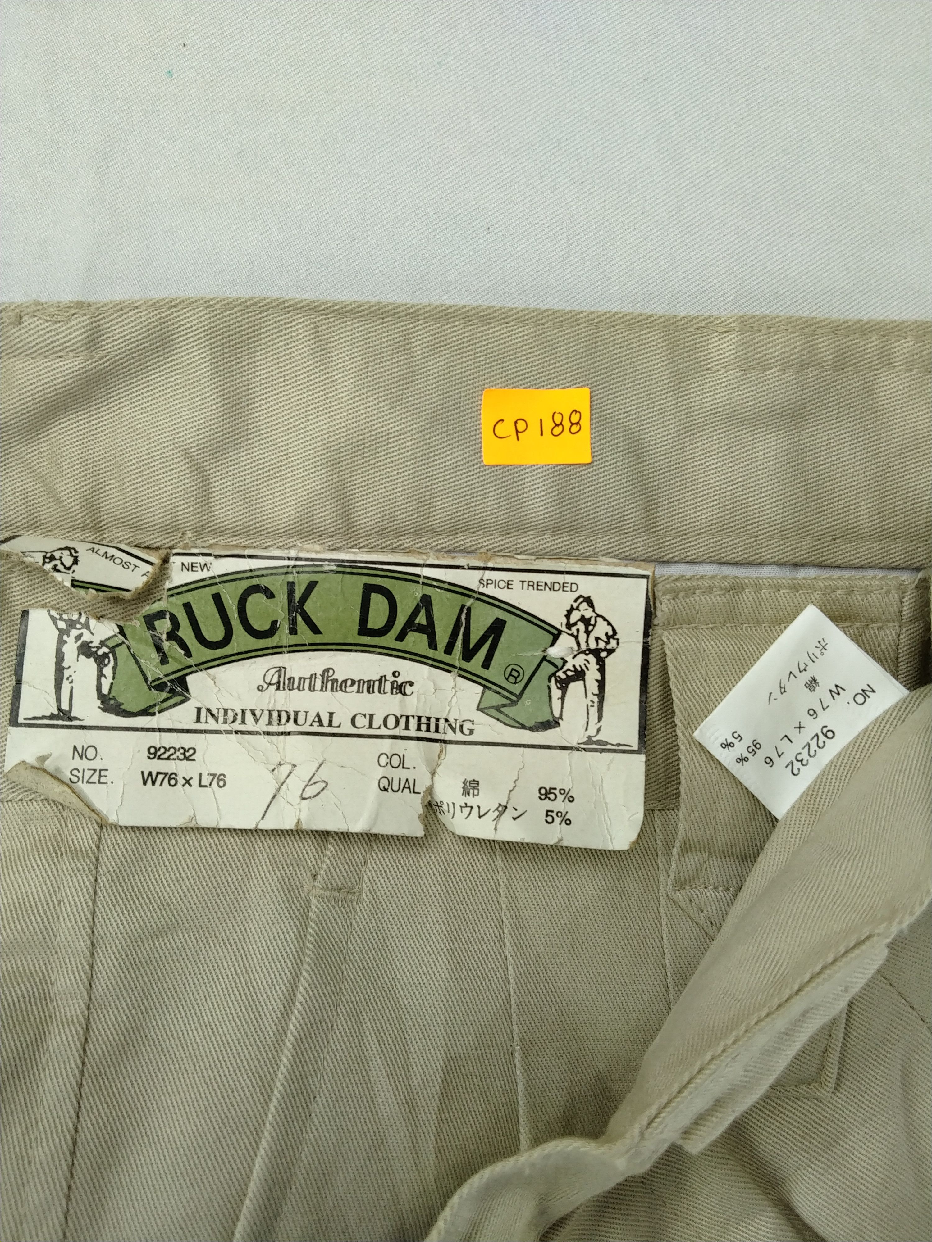 Japanese Brand Ruck Dam Japanese Brand Cargo Multi Pocket Pants CP188 Size US 29 - 8 Thumbnail