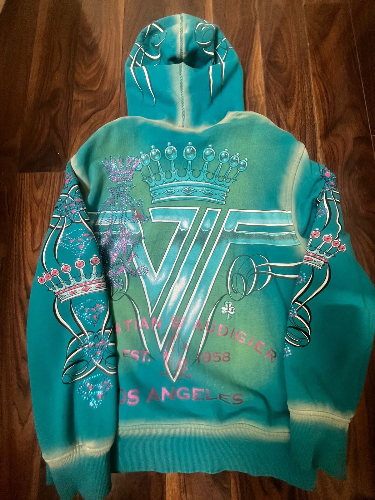Christian Audigier × Ed Hardy Christian Audigier y2k zip up hoodie Size US XL / EU 56 / 4 - 3 Thumbnail