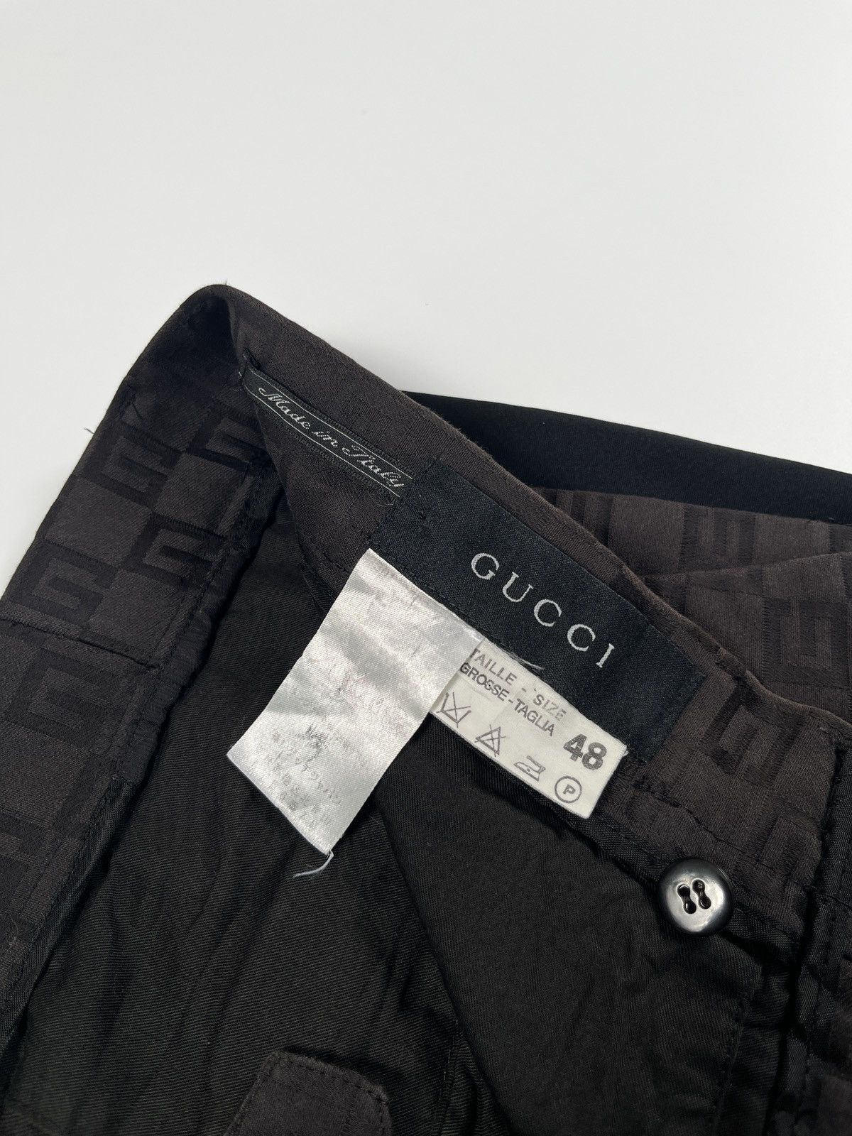 Gucci 🔥RARE🔥 Gucci by Tom Ford AW2000 monogram trousers Size US 34 / EU 50 - 9 Thumbnail
