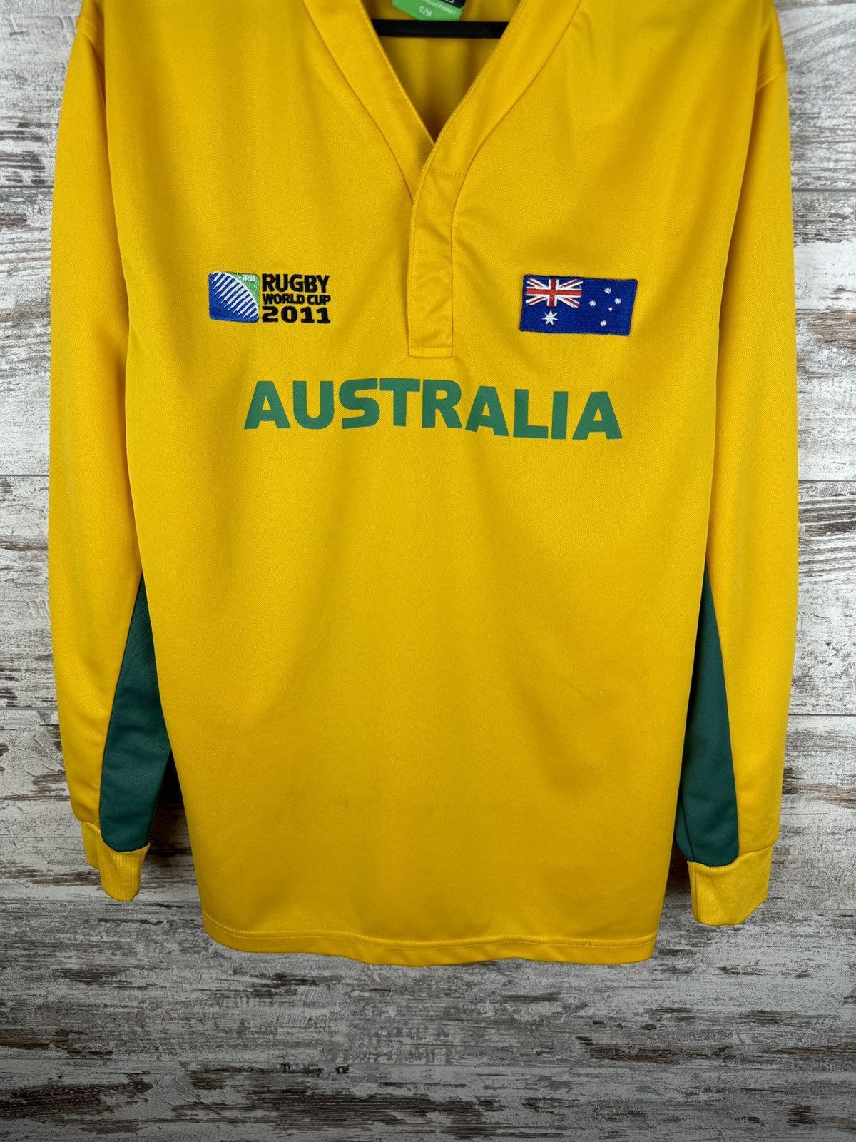 Vintage Mens Vintage Australia rugby longsleeve sweatshirt jersey Size US S / EU 44-46 / 1 - 4 Thumbnail