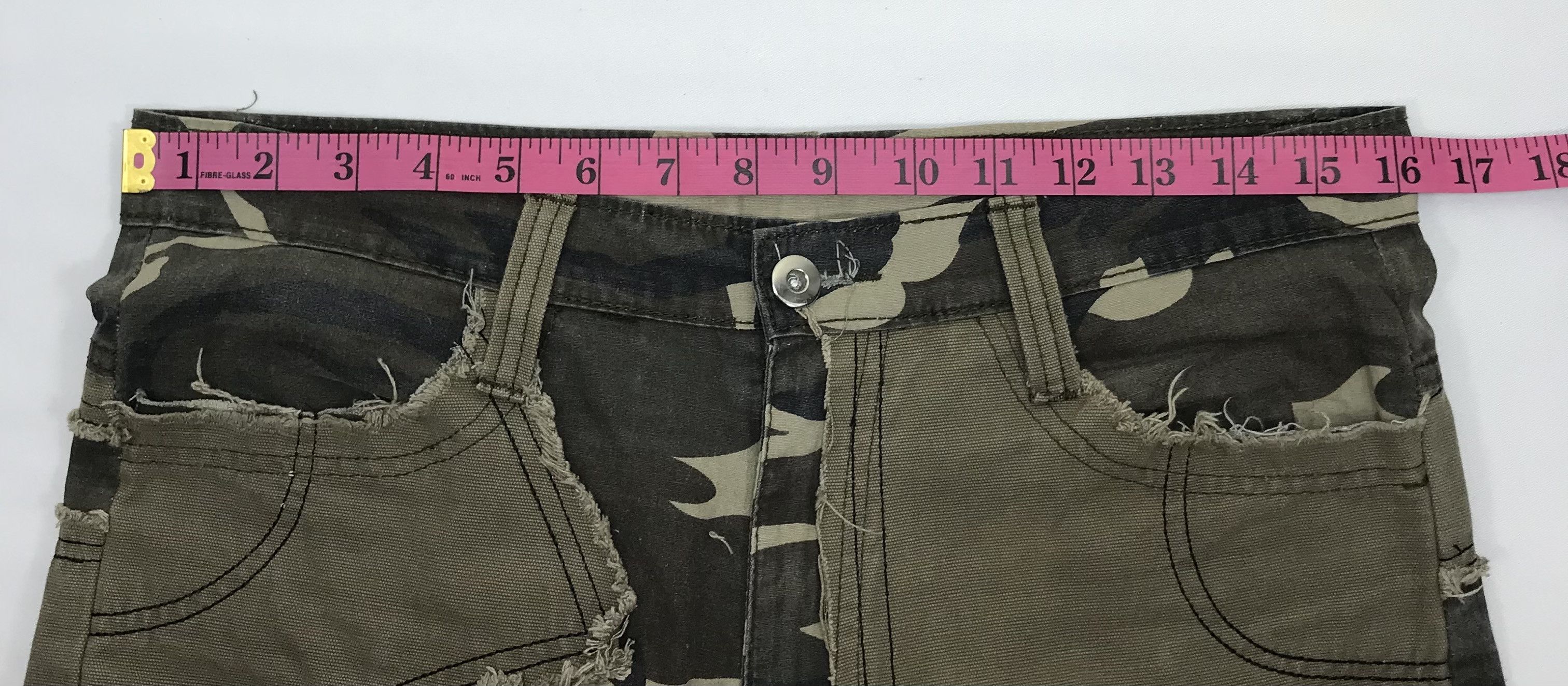 Japanese Brand Vintage Camo Hybrid Rebuilt Design Wide Leg Baggy Pants Size US 32 / EU 48 - 15 Thumbnail