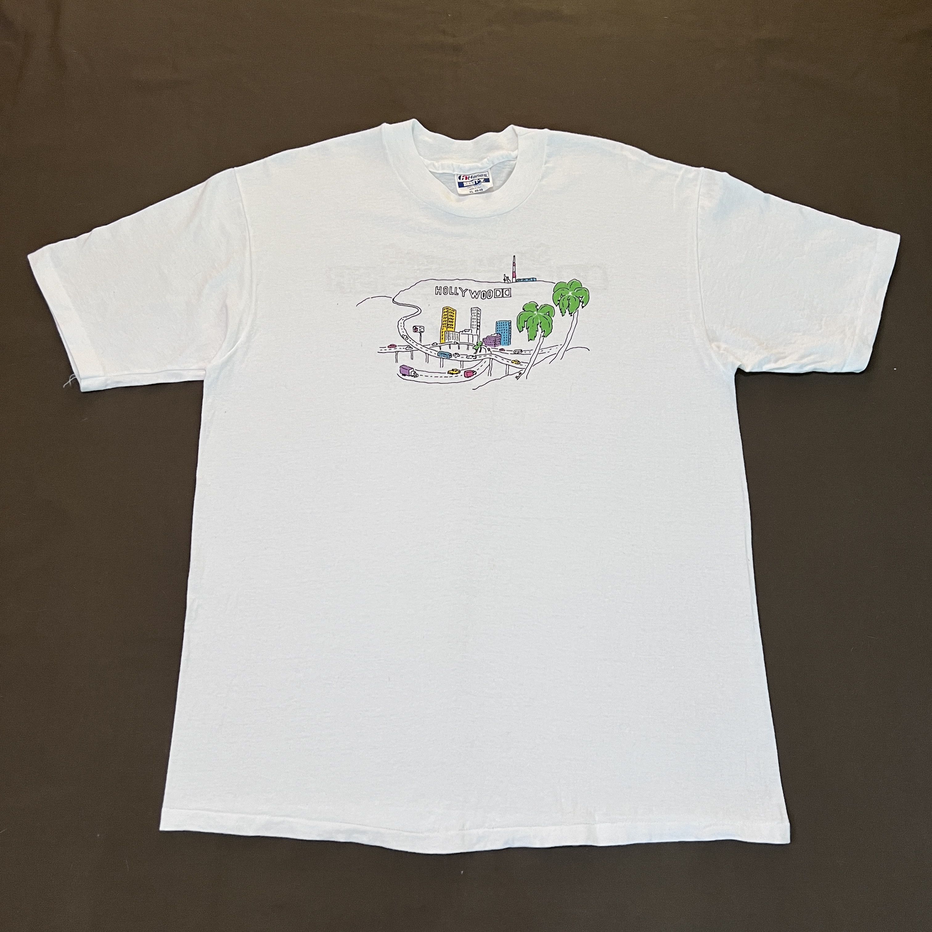Vintage Vintage 80s Dolby Stereo Hollywood City Promo Tee Size US XL / EU 56 / 4 - 2 Thumbnail