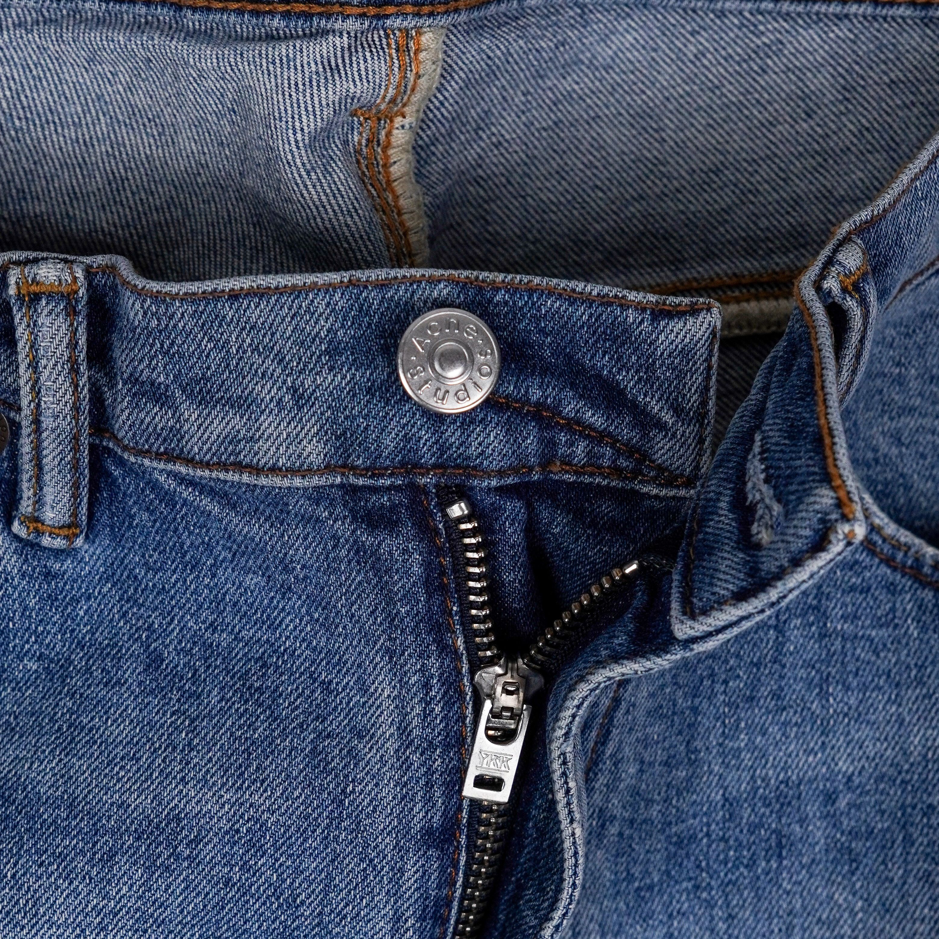 Acne Studios Acne Studios Bla Konst Max Mid Blue Distressed Pants Jeans Size US 32 / EU 48 - 5 Thumbnail