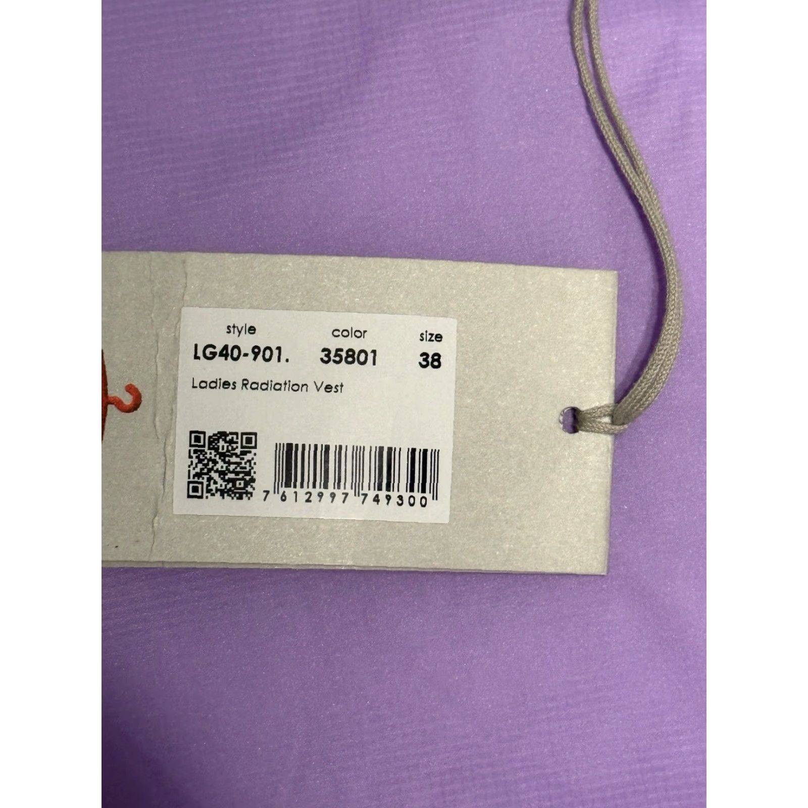 KJUS VINTAGE KJUS Radiation Vest Womens 38 Medium Lavender Hybrid Full Zip Outdoor Golf NWT Size XS / US 0-2 / IT 36-38 - 3 Thumbnail