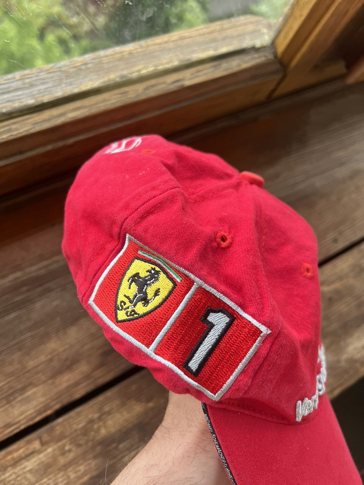 Vintage Vintage F-1 Ferrari Schumacher Racing Trapper Hat Y2K Size ONE SIZE - 13 Thumbnail