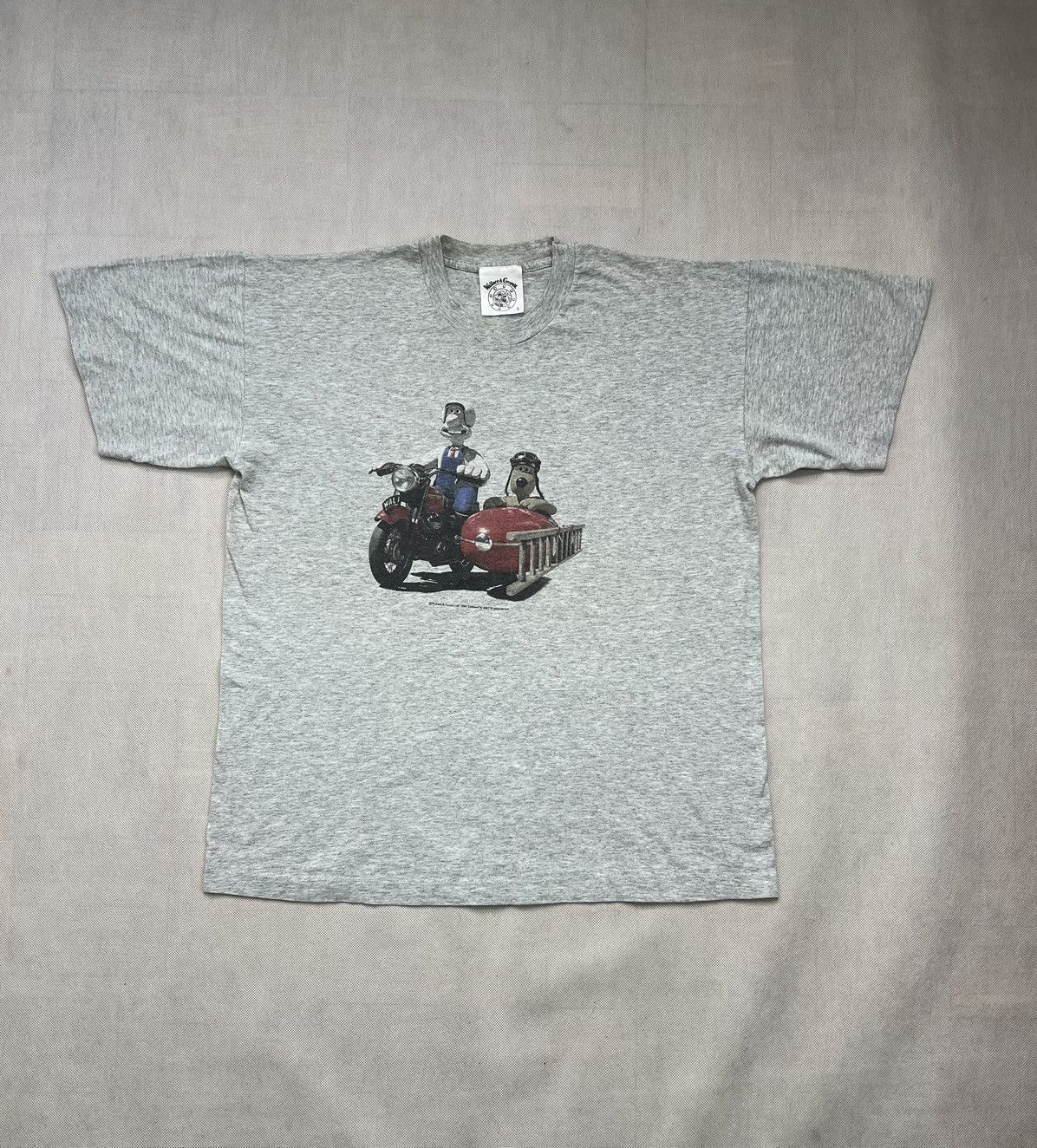 Vintage Tshirt Wallace & Gromit 1989s Vintage Rare Movie 80’s Size US L / EU 52-54 / 3 - 2 Thumbnail