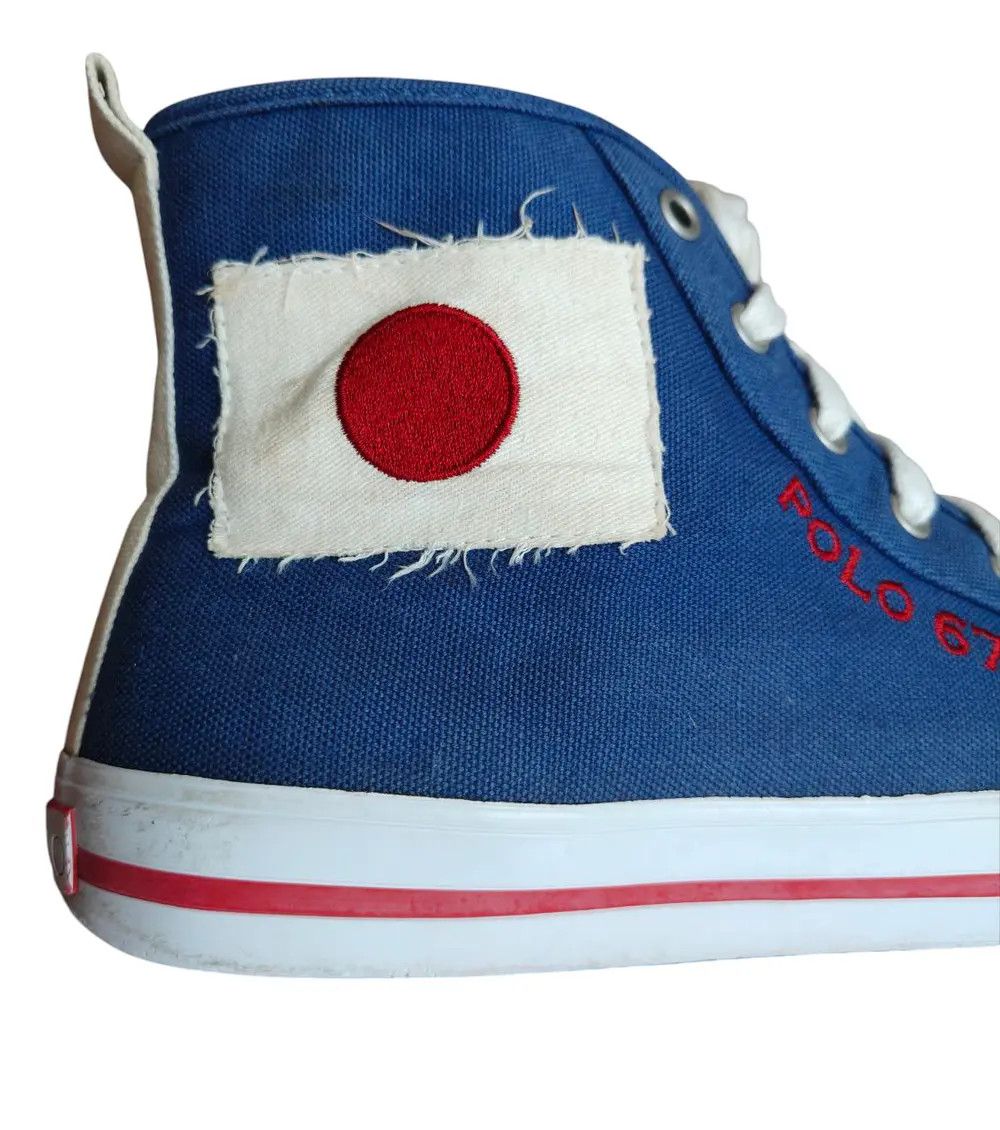 Edition Japan Polo Ralph Lauren High Cut Sneakers Size US 8.5 / EU 41-42 - 10 Thumbnail