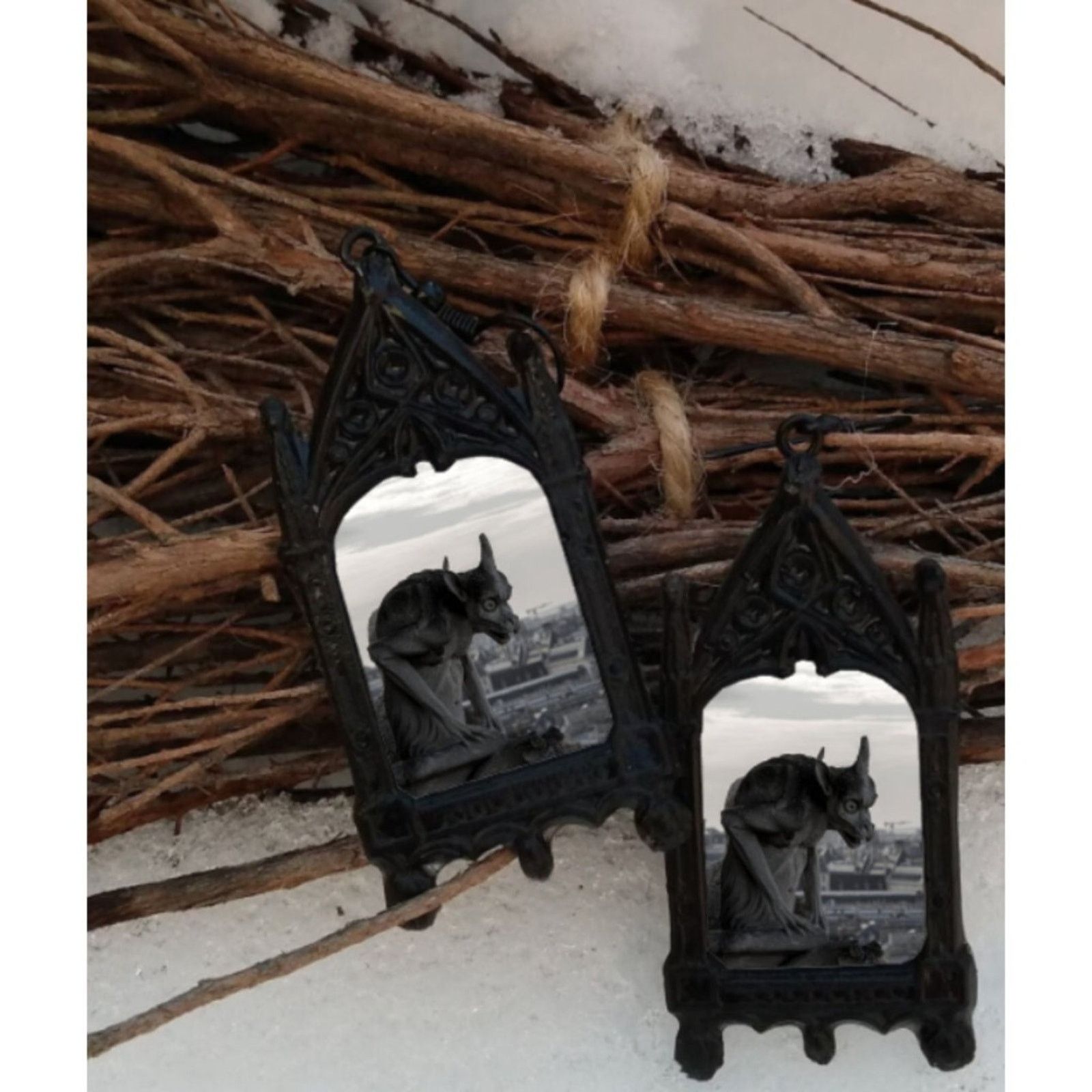Other Oddities Earrings Strange Unusual Weird Gothic Gargoyles Size ONE SIZE - 2 Thumbnail