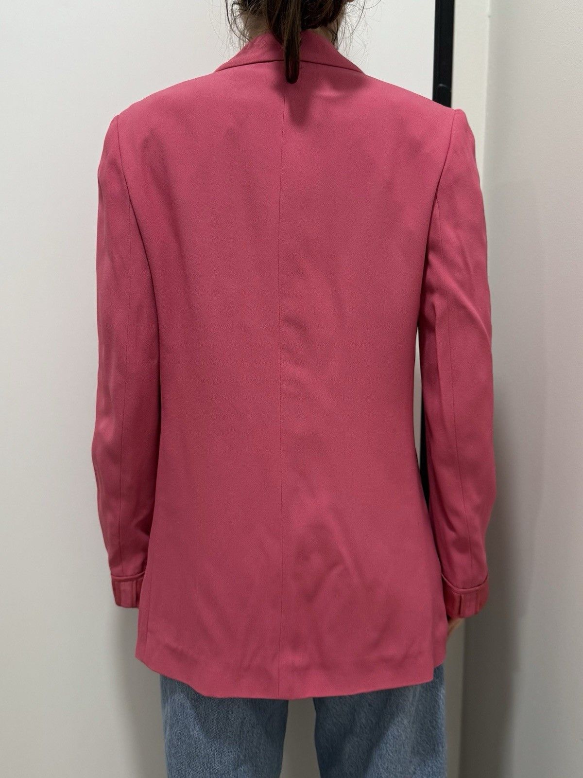 RED Valentino DDP Red Valentino Pink Blazer Acetate Viscose Jacket Size M / US 6-8 / IT 42-44 - 7 Thumbnail