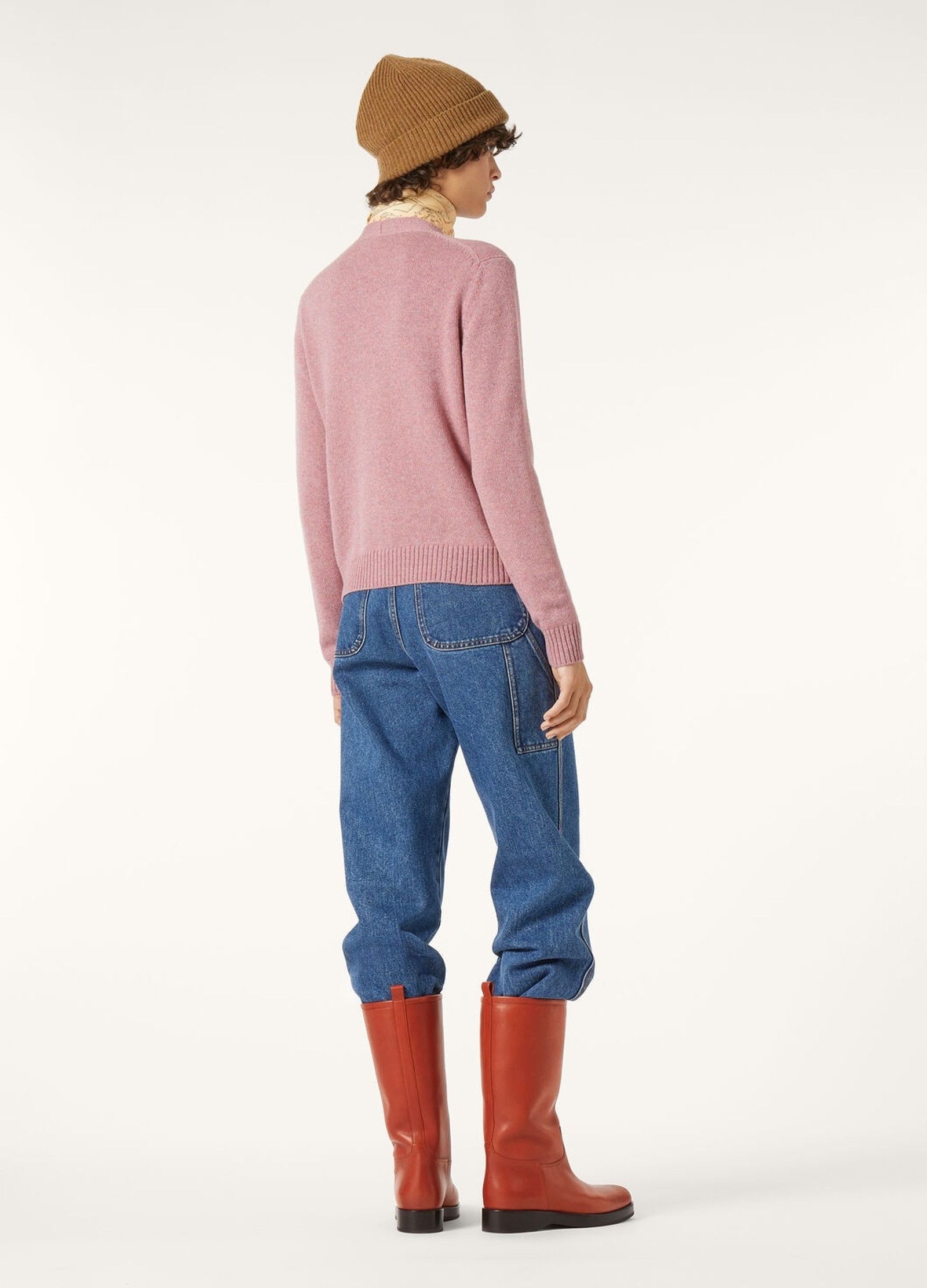 Loro Piana o1srvl11e0526 FAP1736 Parksville Cardigan in Pink Size L / US 10 / IT 46 - 5 Thumbnail