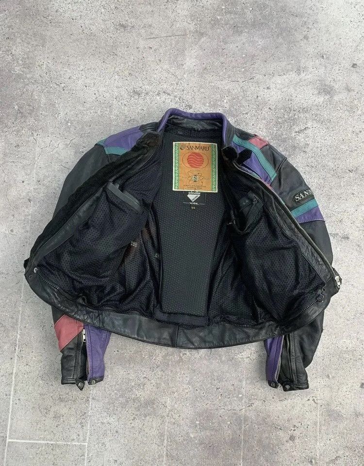 Genuine Leather × Japanese Brand Faded Leather Jacket Racing Vintage Brown Biker Size US L / EU 52-54 / 3 - 5 Thumbnail