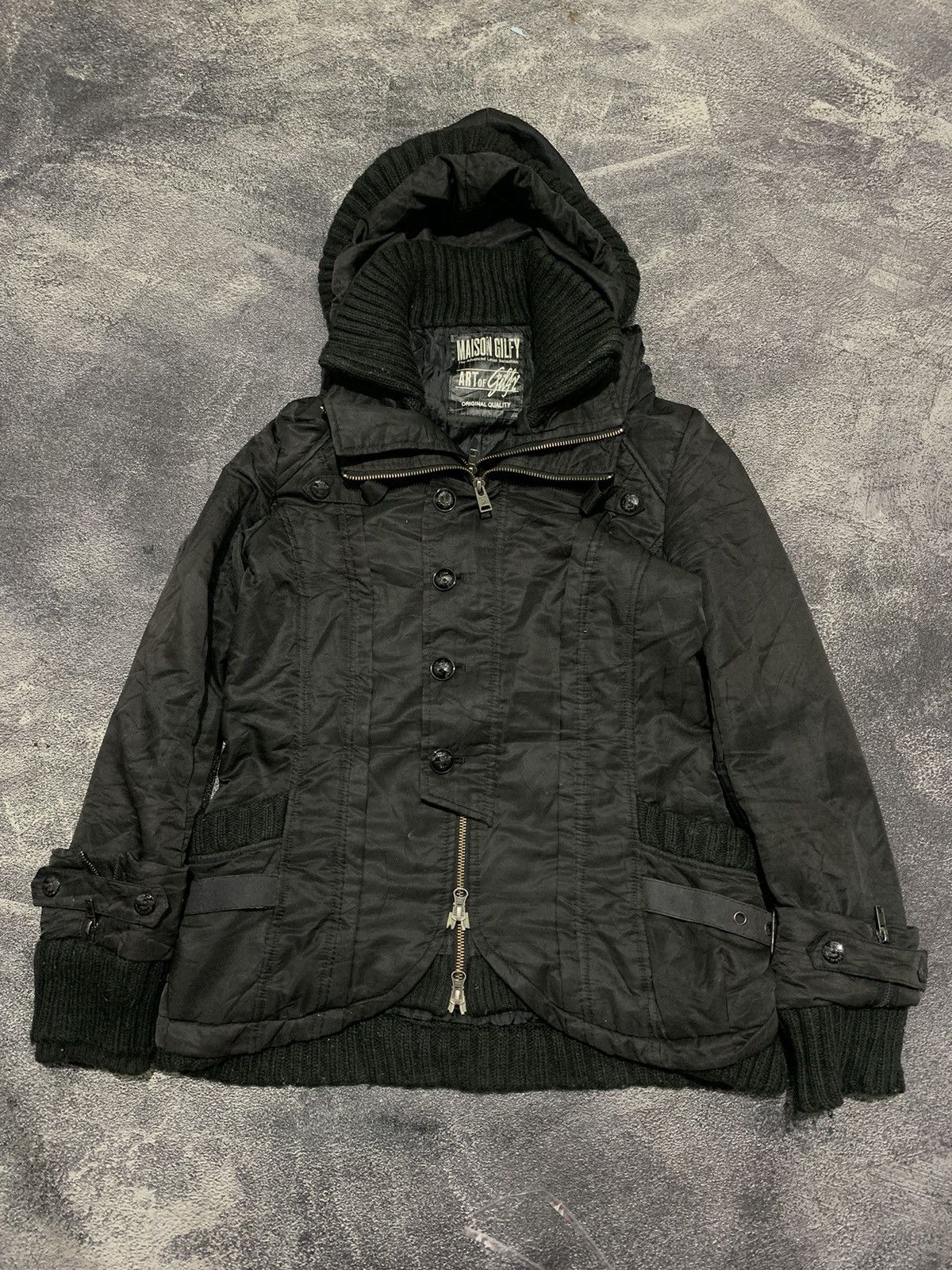 Japanese Brand Maison gifly bondage jacket Size US M / EU 48-50 / 2 - 2 Thumbnail