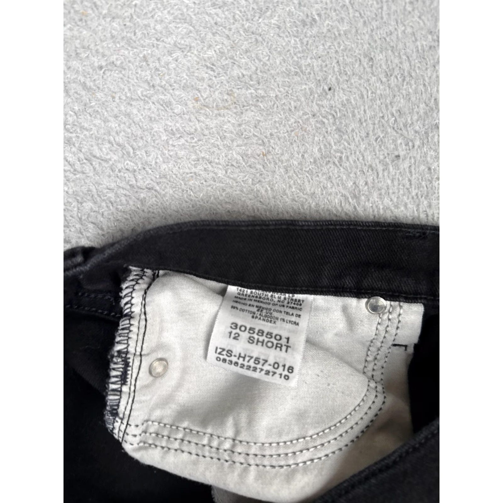 Lee Lee Jeans Womens Bootcut Relaxed 12 Short Black Wash High Rise Stretch Denim 32x29 Size 34" / US 12 / IT 48 - 7 Thumbnail