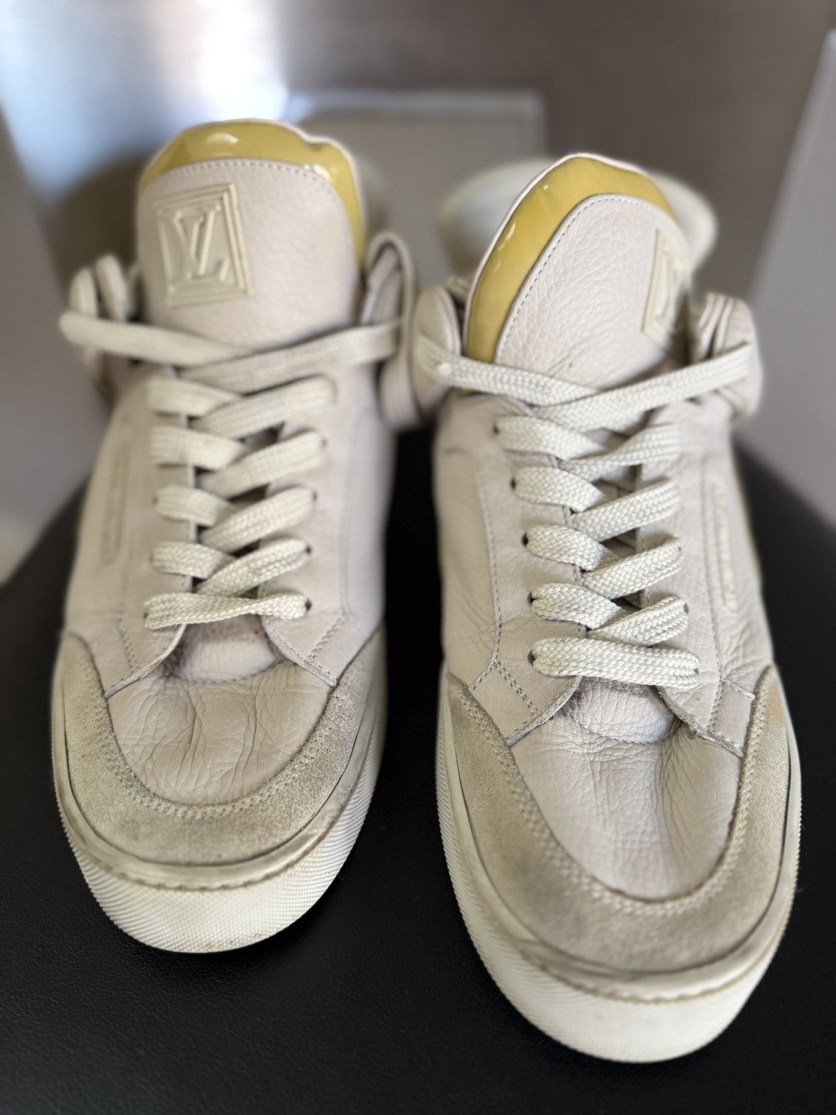 Louis Vuitton Kanye West x Louis Vuitton Don Cream 6.5 Size US 6.5 / EU 39-40 - 11 Thumbnail