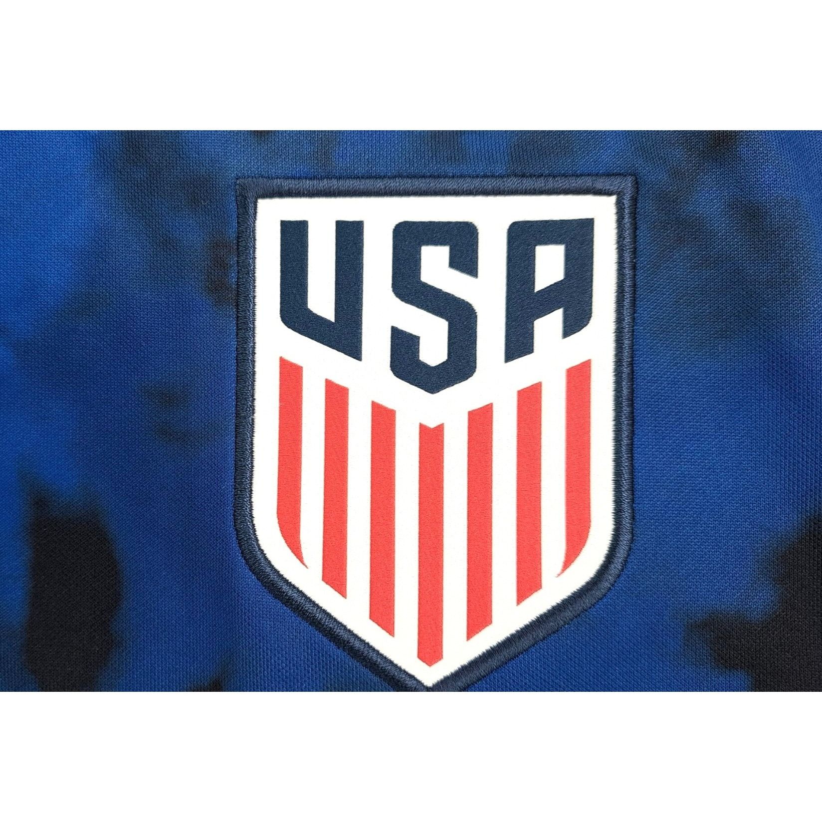 Nike Nike USA Soccer Jersey Blue Black Tie-Dye Slim Fit Dri-Fit Size L / US 10 / IT 46 - 3 Thumbnail