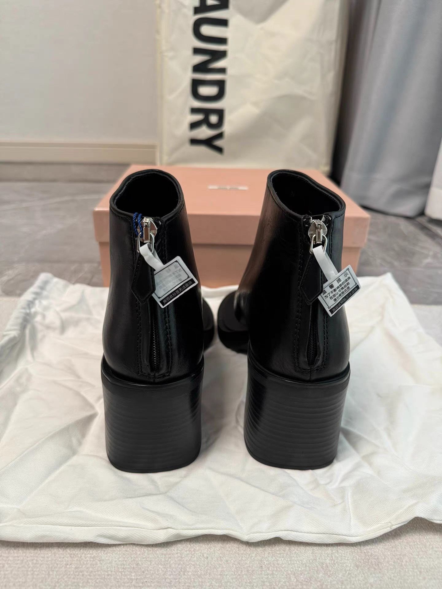 Miu Miu Miu Miu Square Heel Thong High Heel Wedge Slides K6 Size US 8.5 / IT 38.5 - 4 Thumbnail