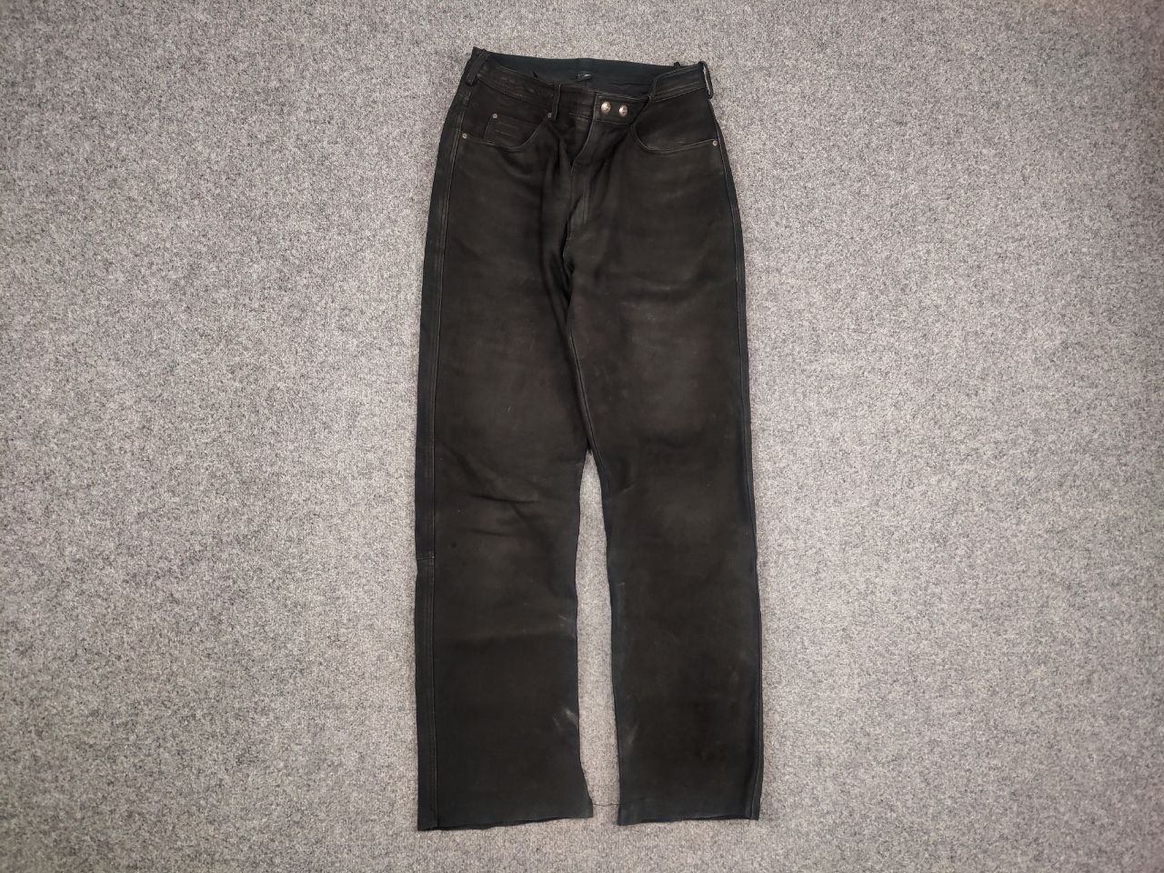 If Six Was Nine Vtg Leather pants Japan style racing motor Y2K LGB Style Size US 36 / EU 52 - 3 Thumbnail