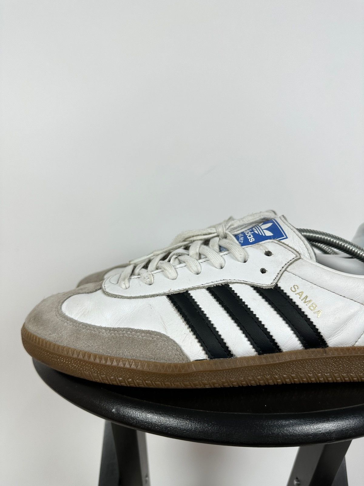 Adidas Vintage Adidas Samba Leather Low Top Sneakers Size US 13 / EU 46 - 13 Thumbnail