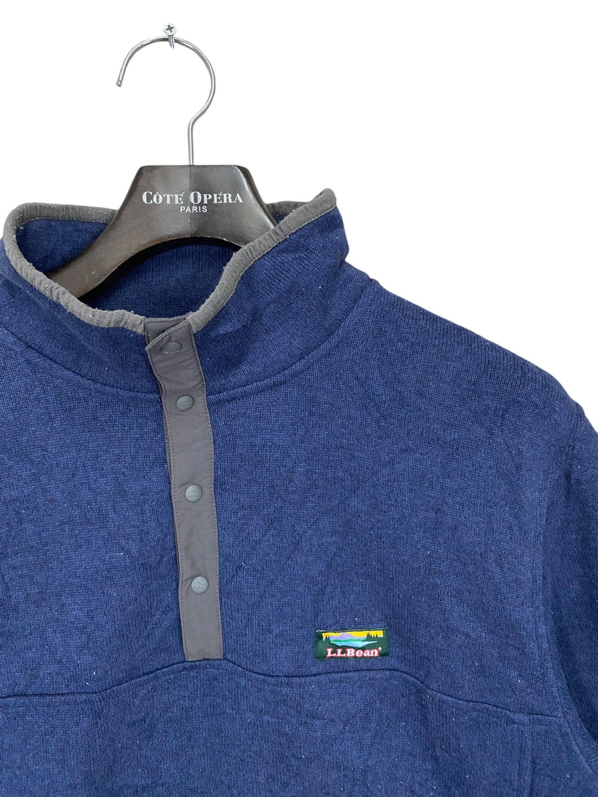 L.L. Bean × Vintage ‼️VINTAGE LL BEAN SWEATER HALF BUTTON Size US L / EU 52-54 / 3 - 6 Thumbnail