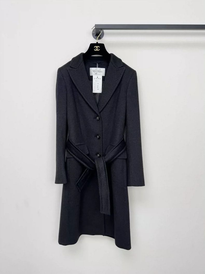 Max Mara Max Mara Grey cashmere coat Size M / US 6-8 / IT 42-44 - 1 Thumbnail