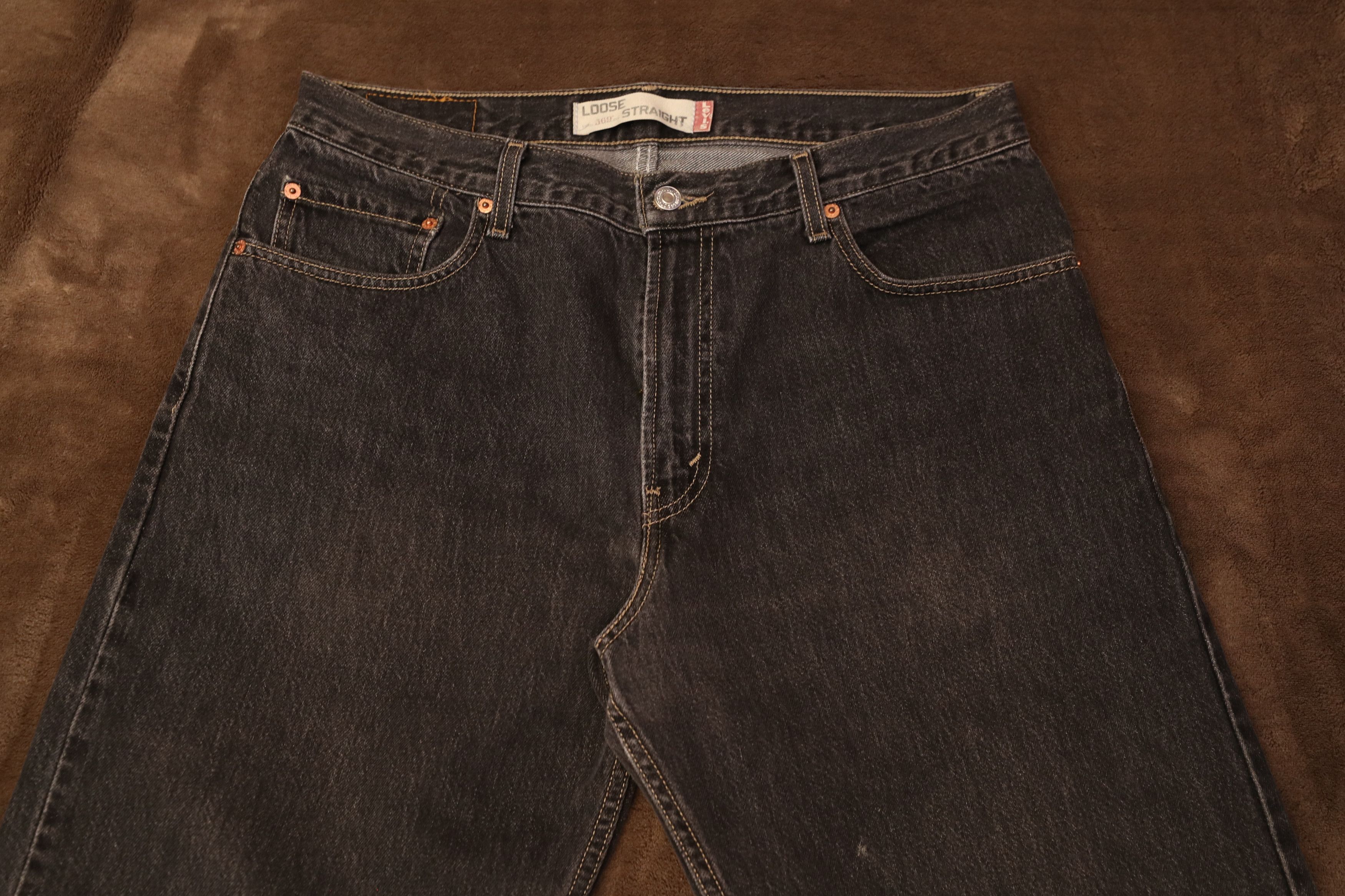Levi's Levis 569 LOOSE STRAIGHT FIT MEN'S JEANS (34x32) Size US 36 / EU 52 - 3 Thumbnail