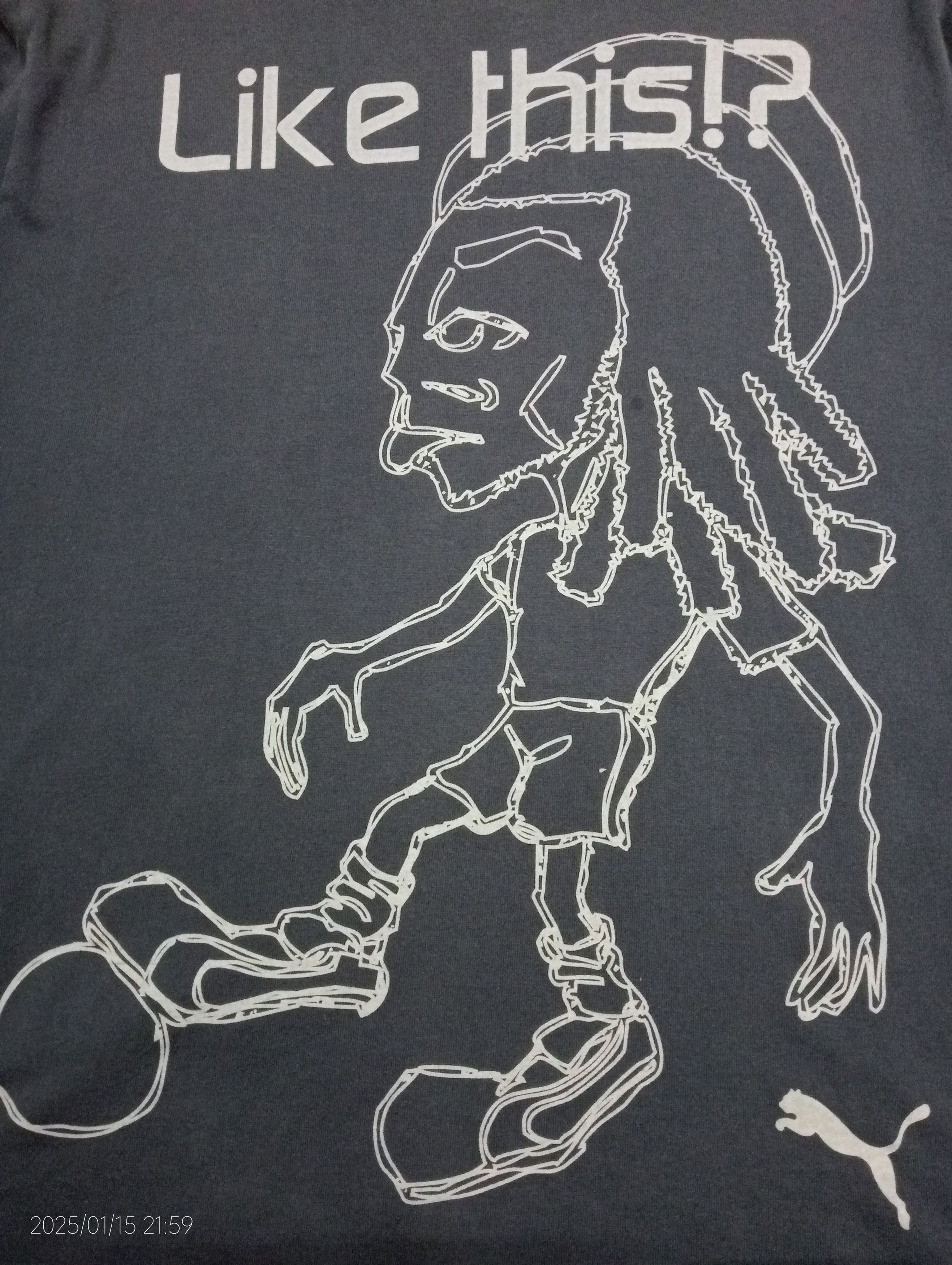 Puma Puma Bob Marley Long Sleeve Tshirt Very Rare Size US M / EU 48-50 / 2 - 2 Thumbnail