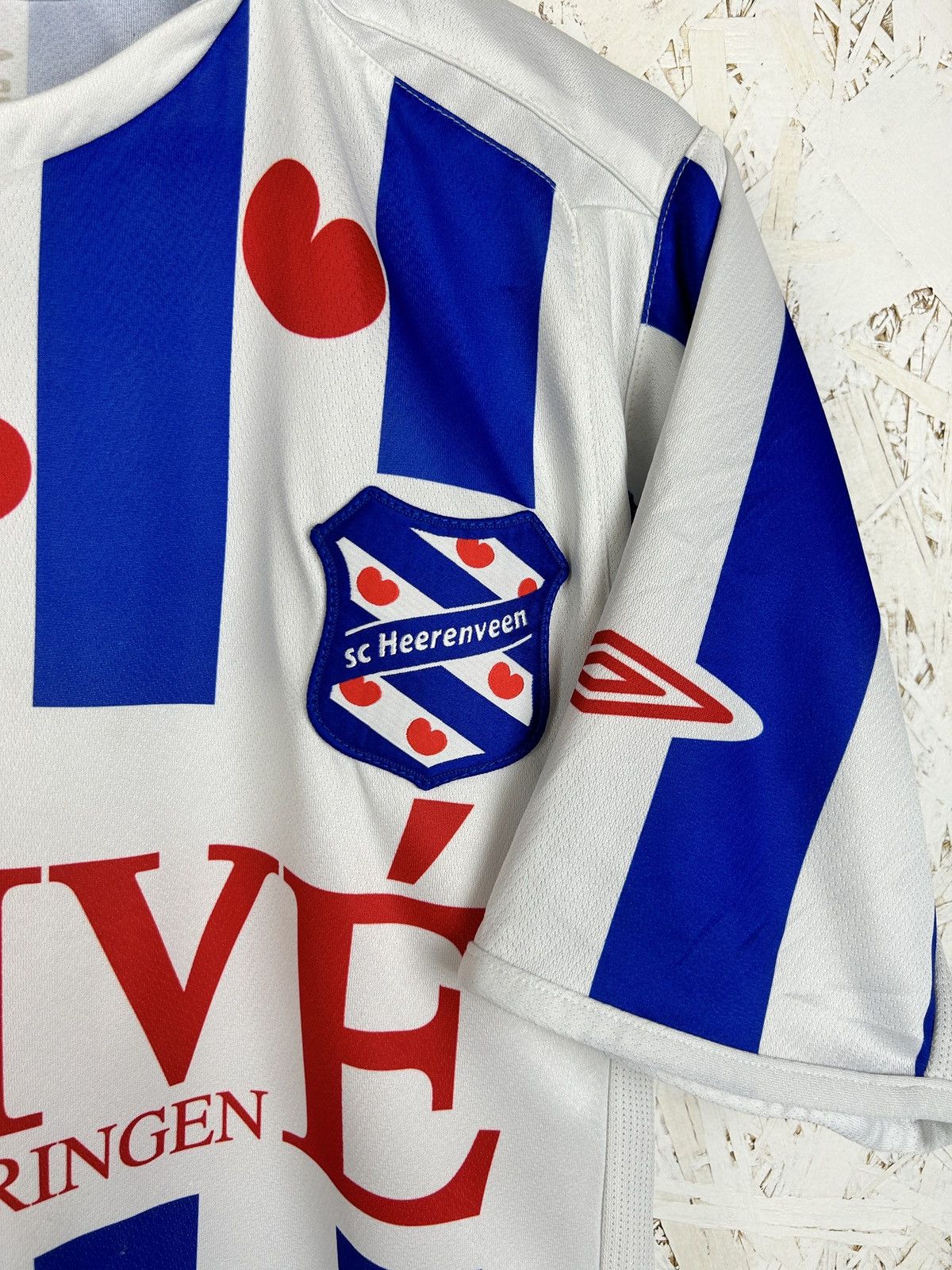 Umbro 00s Umbro SC Heerenveen 2005/06 Home Kit Soccer Jersey S Size US S / EU 44-46 / 1 - 2 Thumbnail