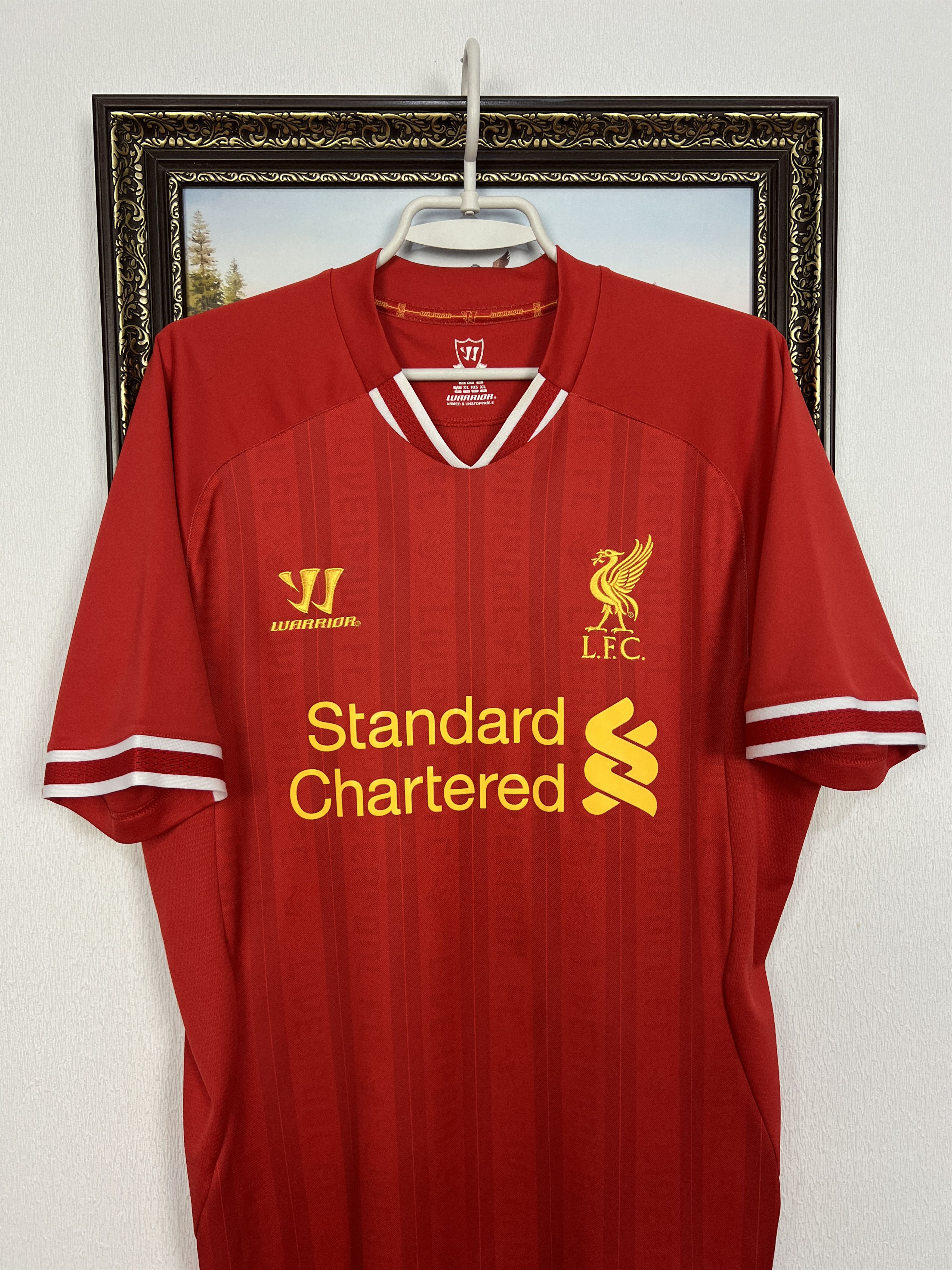 Warrior Liverpool Home football shirt 2013 Soccer Jersey Trikot Size US L / EU 52-54 / 3 - 2 Thumbnail