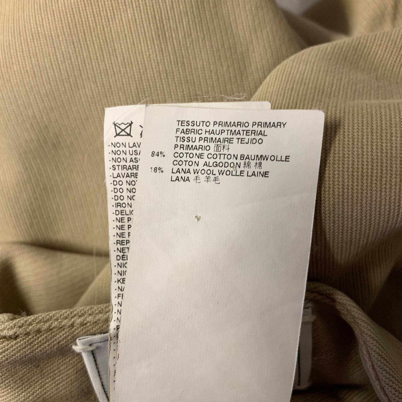 Maison Margiela MAISON MARTIN MARGIELA Khaki Button Fly Casual Pants Size 38 Size US 38 / EU 54 - 5 Thumbnail