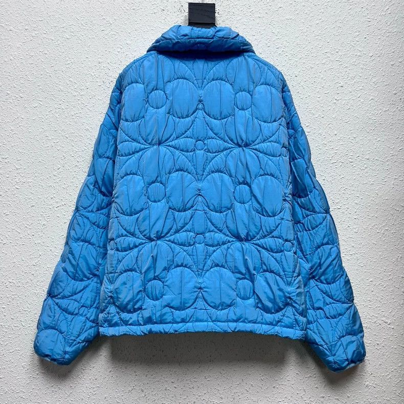 Louis Vuitton Louis Vuitton Blue three-flower cotton-padded jacket 2503-N Size US M / EU 48-50 / 2 - 2 Thumbnail