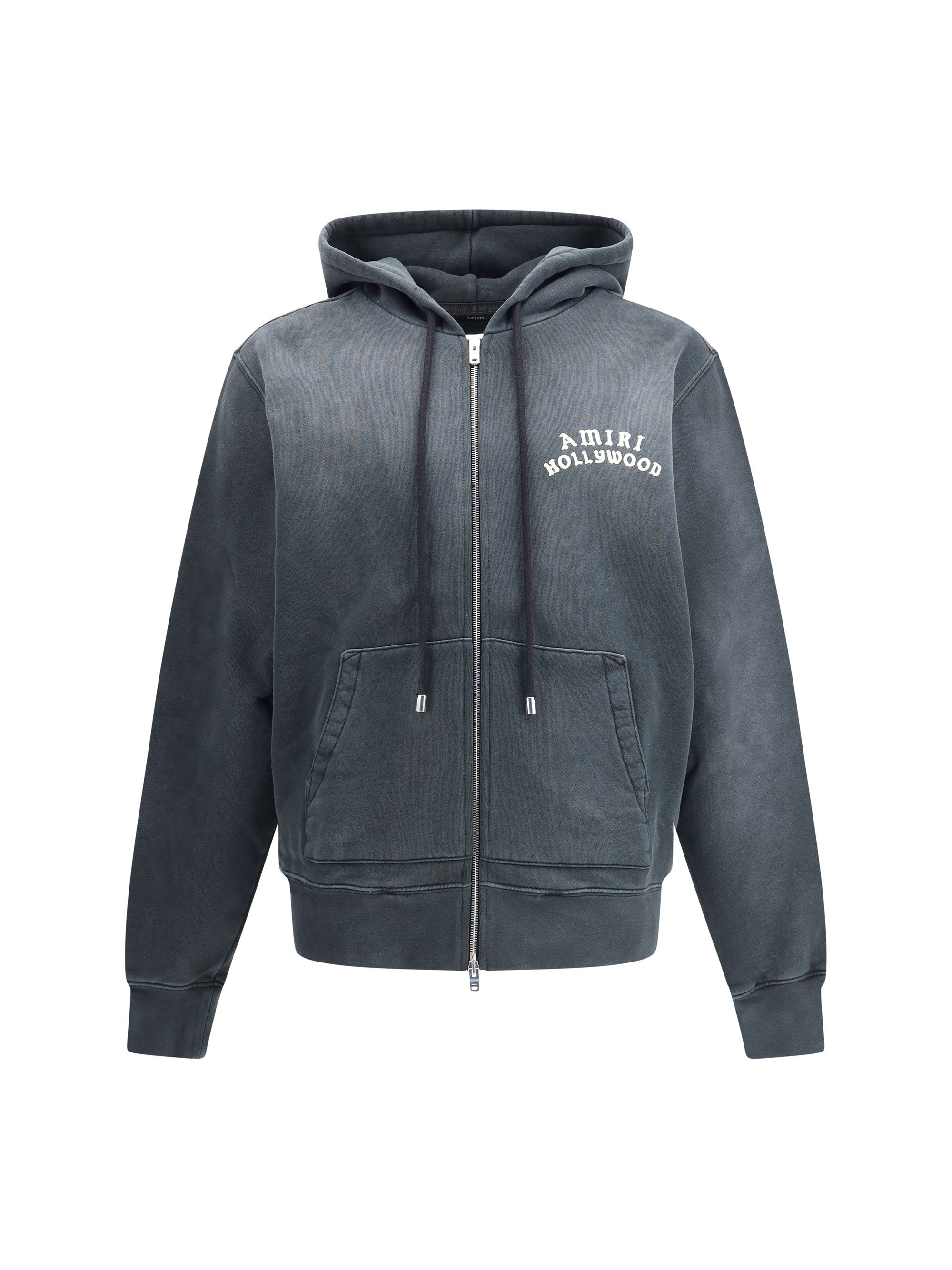 トップス AMIRI 25SS MA QUAD CRYSTAL ZIP HOODIE MA QUAD CRYSTAL ZIP HOODIE - Black | AMIRI