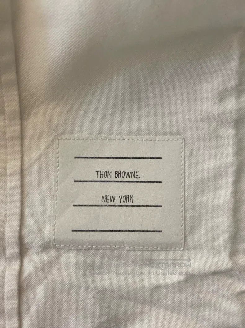 Thom Browne Thom Browne Sleeve Badge Shirt Men's Durable Oxford Shirt Size US S / EU 44-46 / 1 - 4 Thumbnail