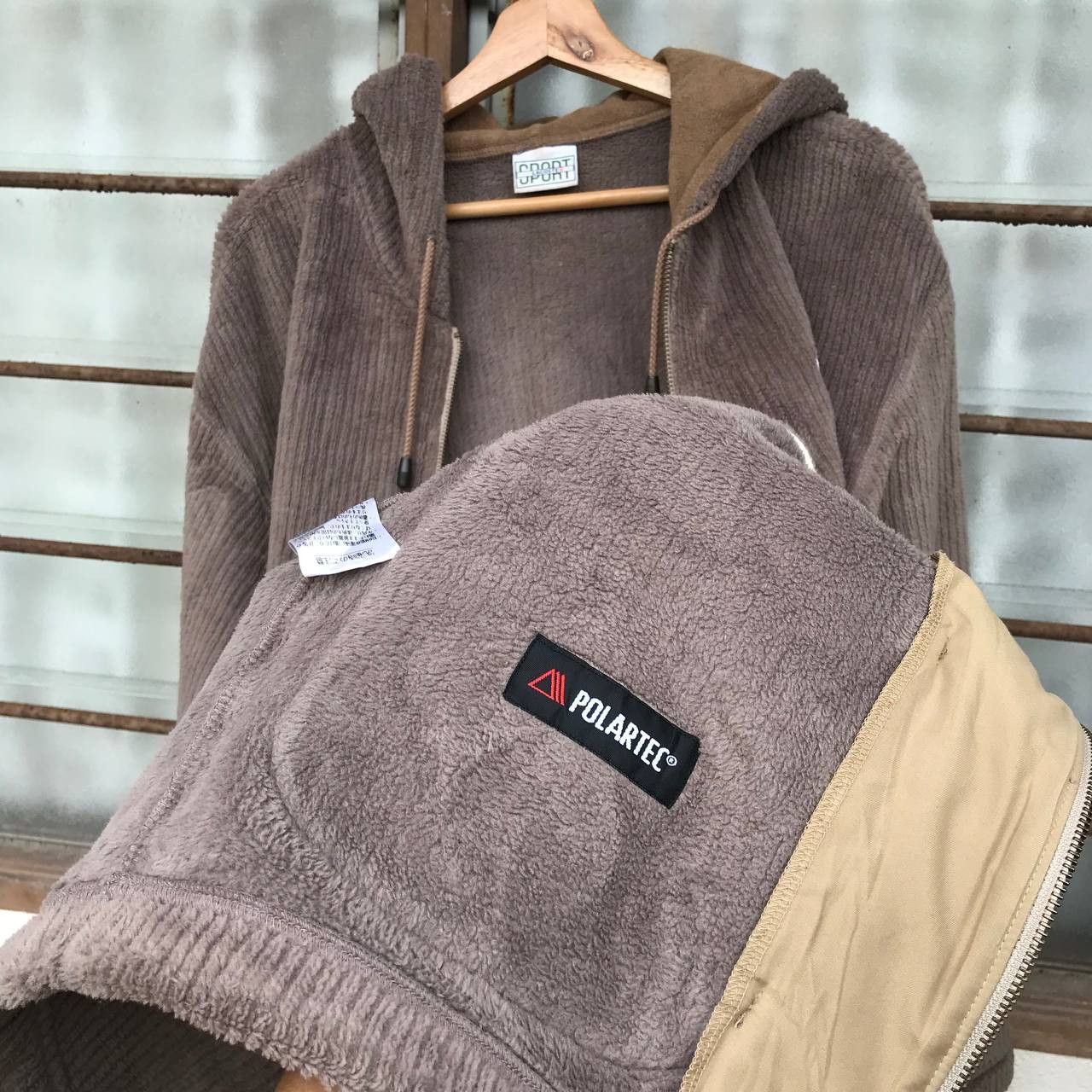 Lacoste × Vintage VINTAGE LACOSTE HOODIE X POLARTEX JUMPER BAGGY Size US XL / EU 56 / 4 - 14 Thumbnail
