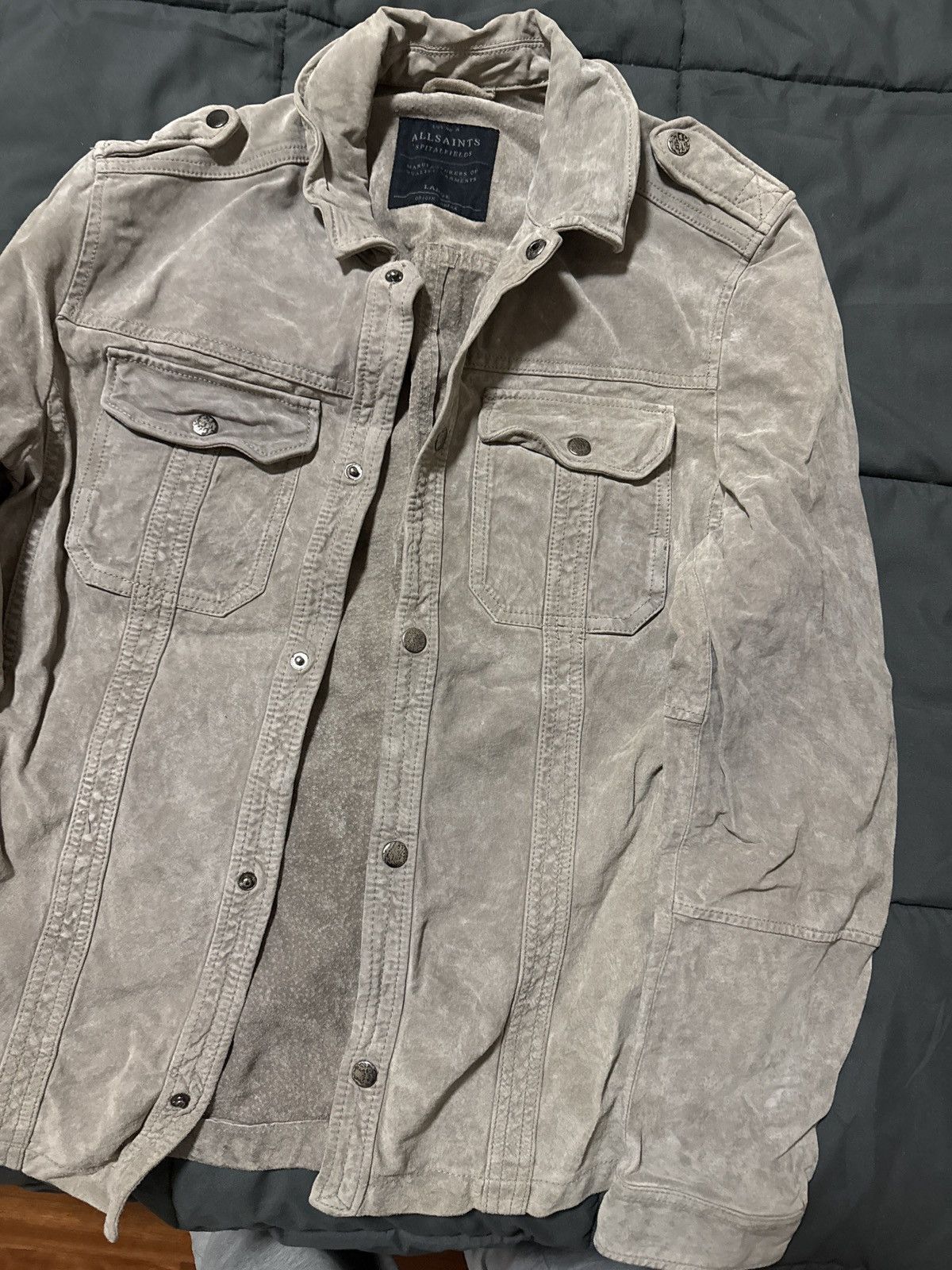 Allsaints Allsaints Suede Jacket Large Size US L / EU 52-54 / 3 - 1 Thumbnail
