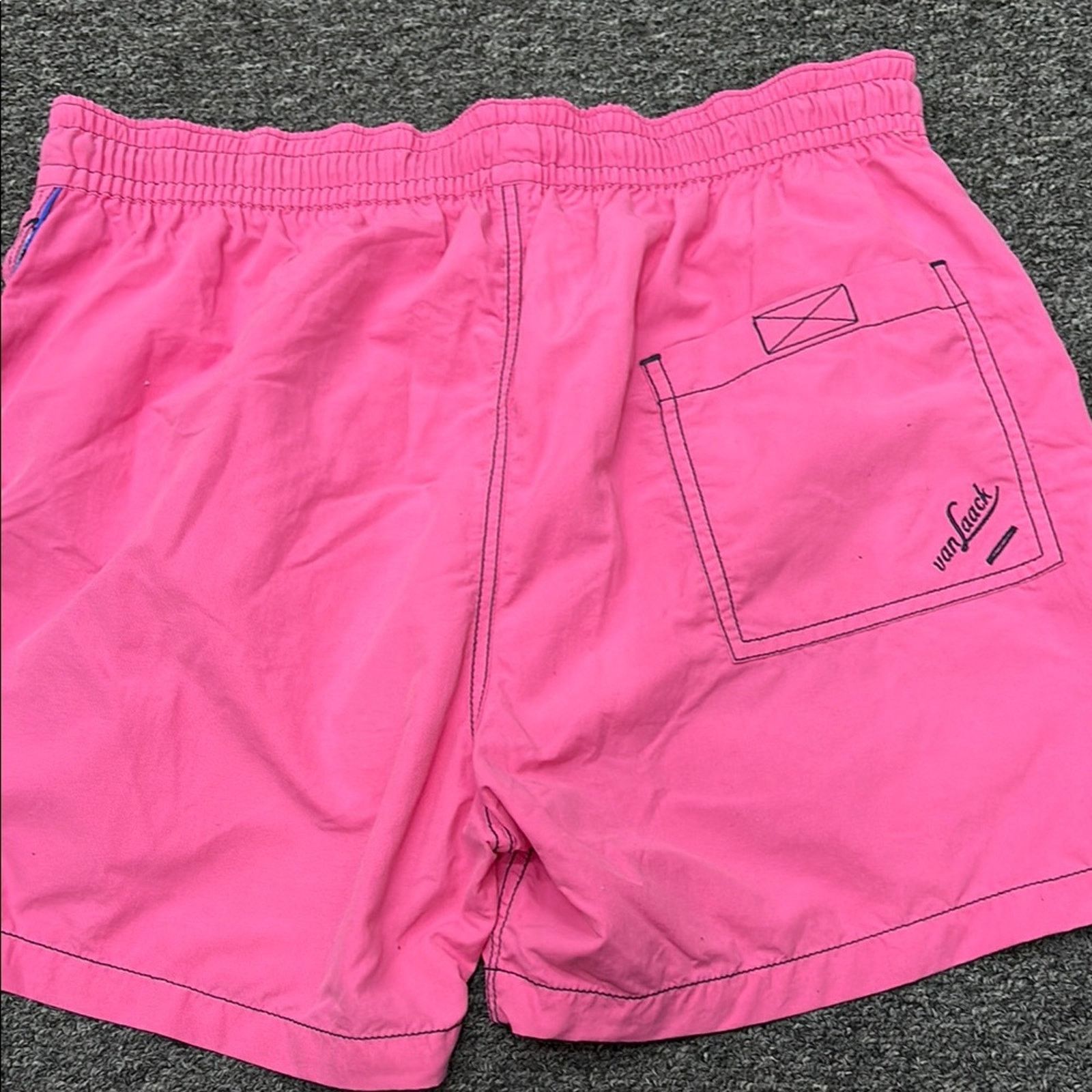 Other NWT Van Laack Vibrant Pink Men's Swim Trunks Size M Size US 32 / EU 48 - 5 Thumbnail