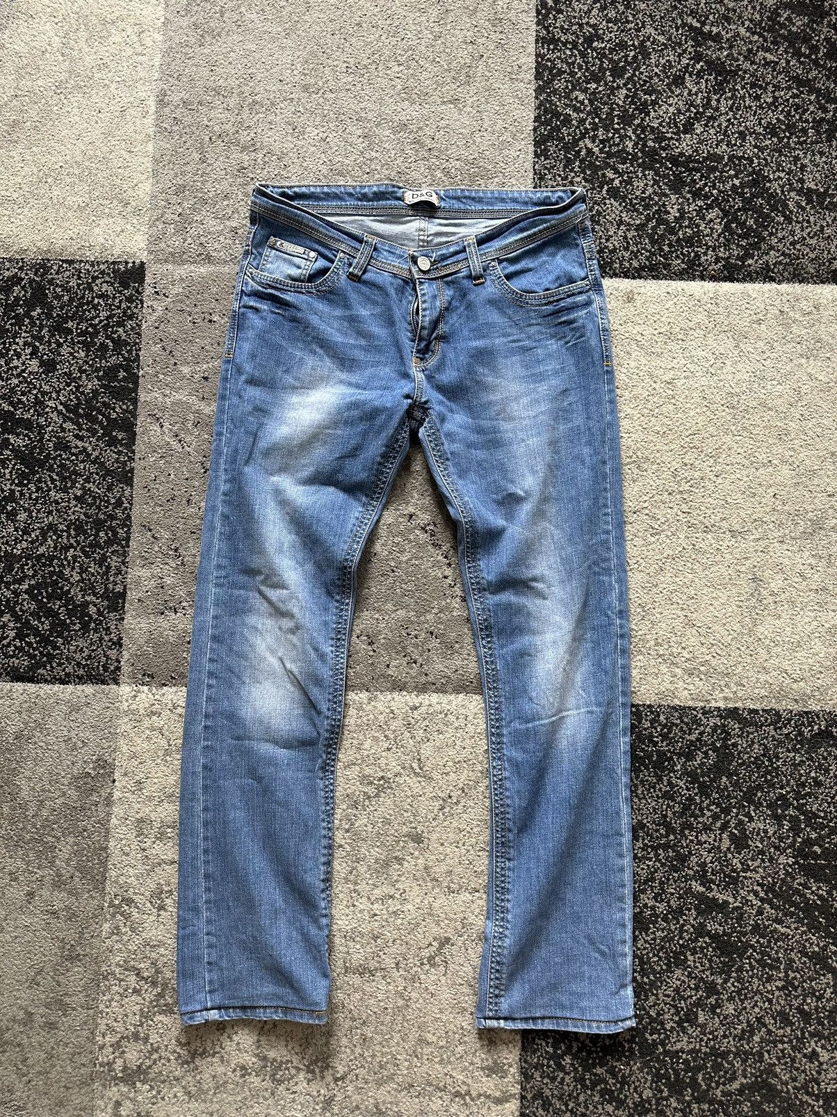 Dolce & Gabbana Vintage Dolce & Gabbana Faded Wash Style Jeans Size US 34 / EU 50 - 8 Thumbnail