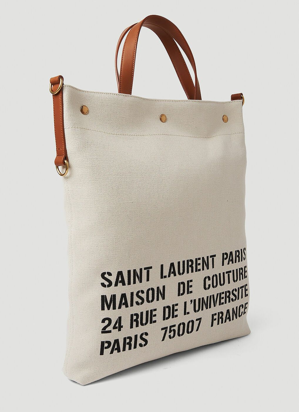 Saint Laurent Paris o1s1wg111024 Size: OS / Universite Tote Bag in Cream Size ONE SIZE - 3 Thumbnail