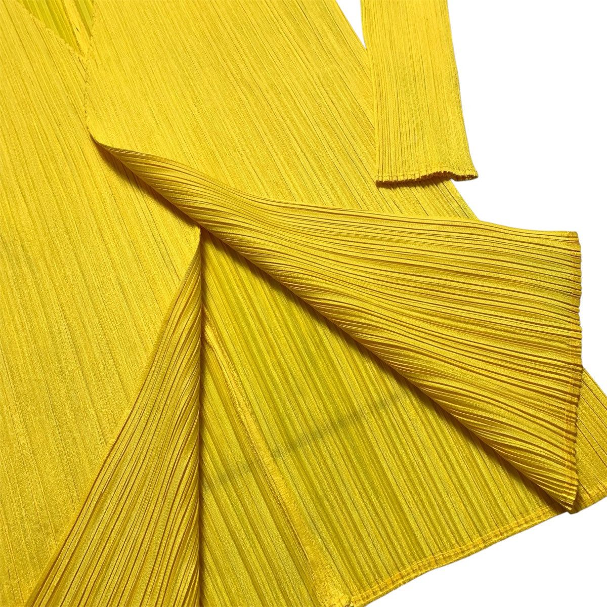 Issey Miyake Pleats Please Issey Miyake Kimono Yellow Japanese Brand Size M / US 6-8 / IT 42-44 - 9 Thumbnail