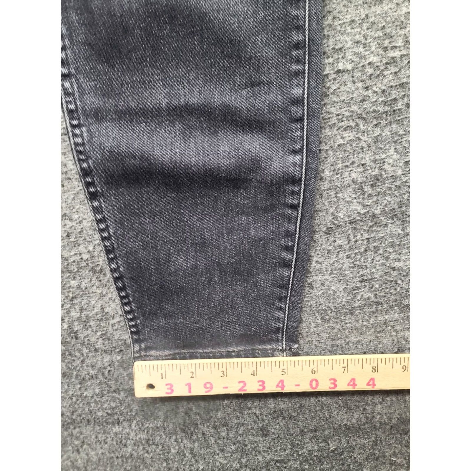 Madewell Madewell Jeans Womens 31x27 High Riser Skinny Charcoal Wash Skinny Jeans 31 Gray/Black Madewell Womens Jeans Size 24" / US 00 / IT 34 - 7 Thumbnail
