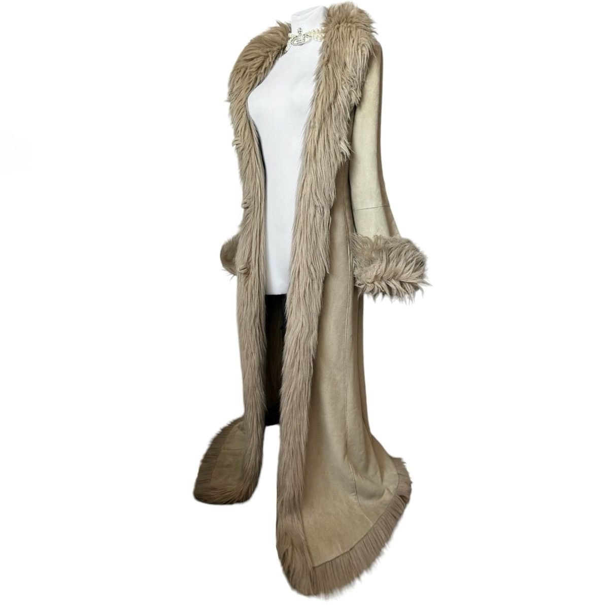 Vintage Vintage Afgan Grunge Penny Lane maxi faux fur coat Size S / US 4 / IT 40 - 1 Thumbnail