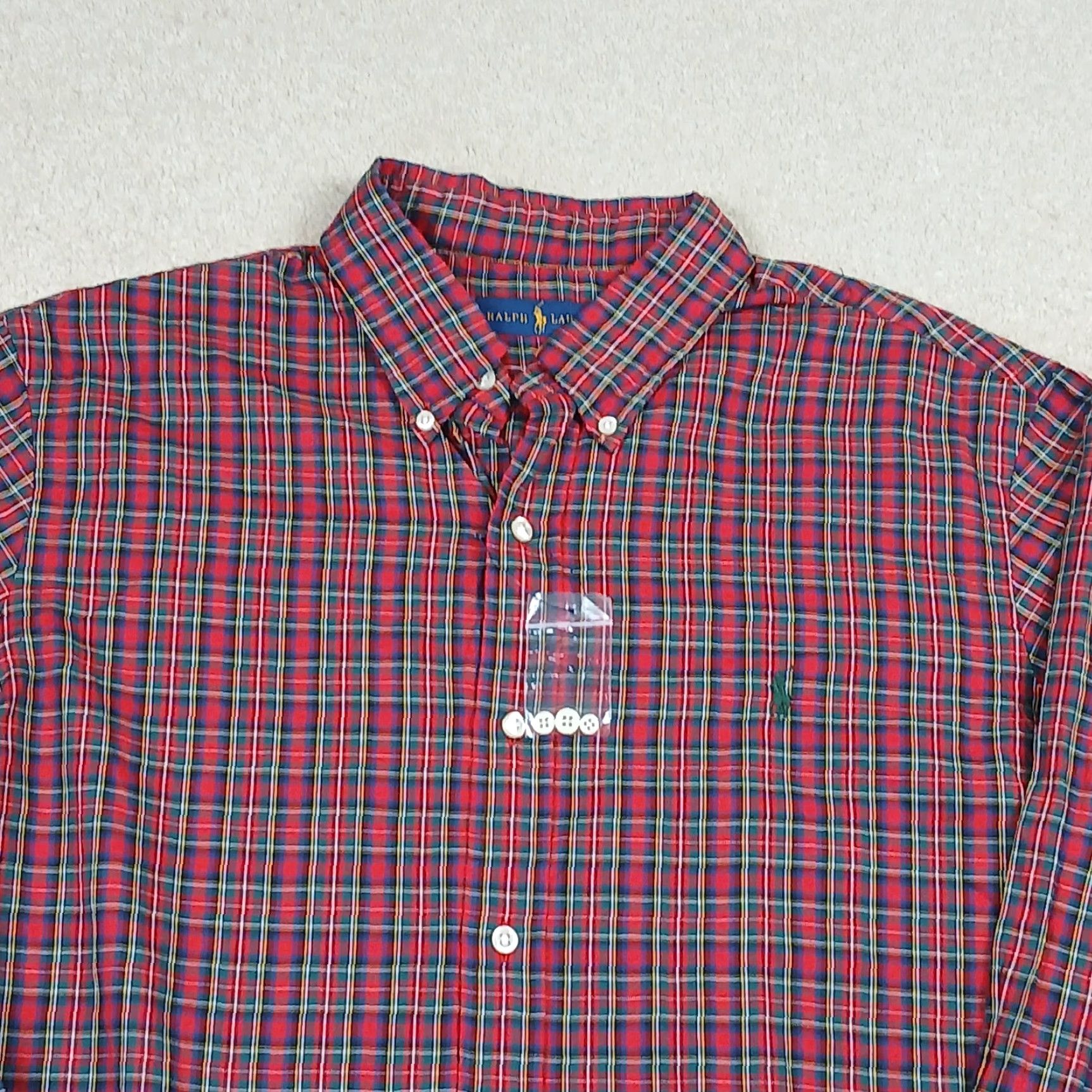 Polo Ralph Lauren Polo Ralph Lauren Button-Up Shirt Mens XL Red Check Preppy Shirts Button-Up Classic Casual Subtype: Shirt Size US XL / EU 56 / 4 - 2 Thumbnail