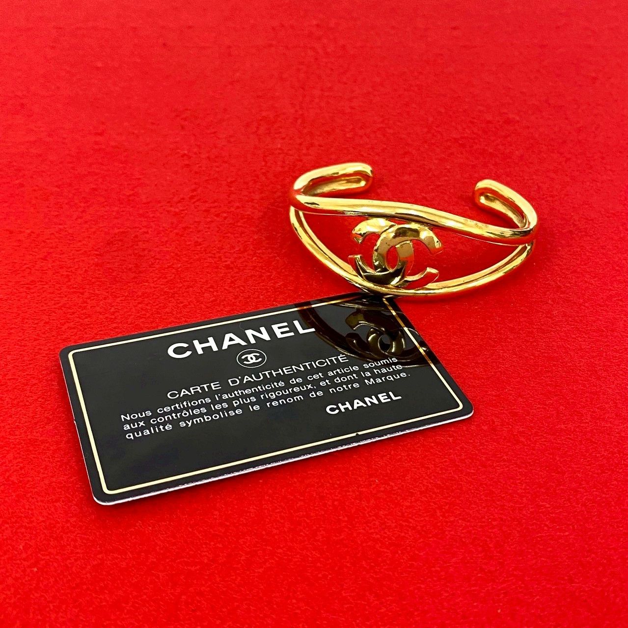 Chanel Chanel Chanel Coco Mark Bangle Accessory Metal Bangle DUTY FREE for USA Size ONE SIZE - 1 Thumbnail