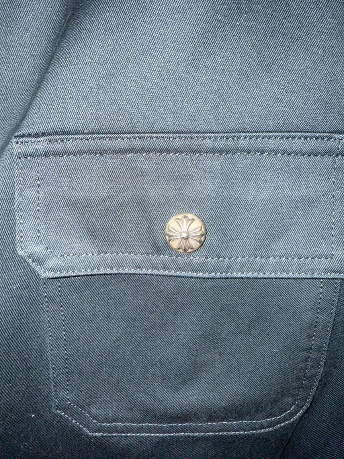 Chrome Hearts Crome hearts work shirts silver XL rare Size US XL / EU 56 / 4 - 9 Thumbnail