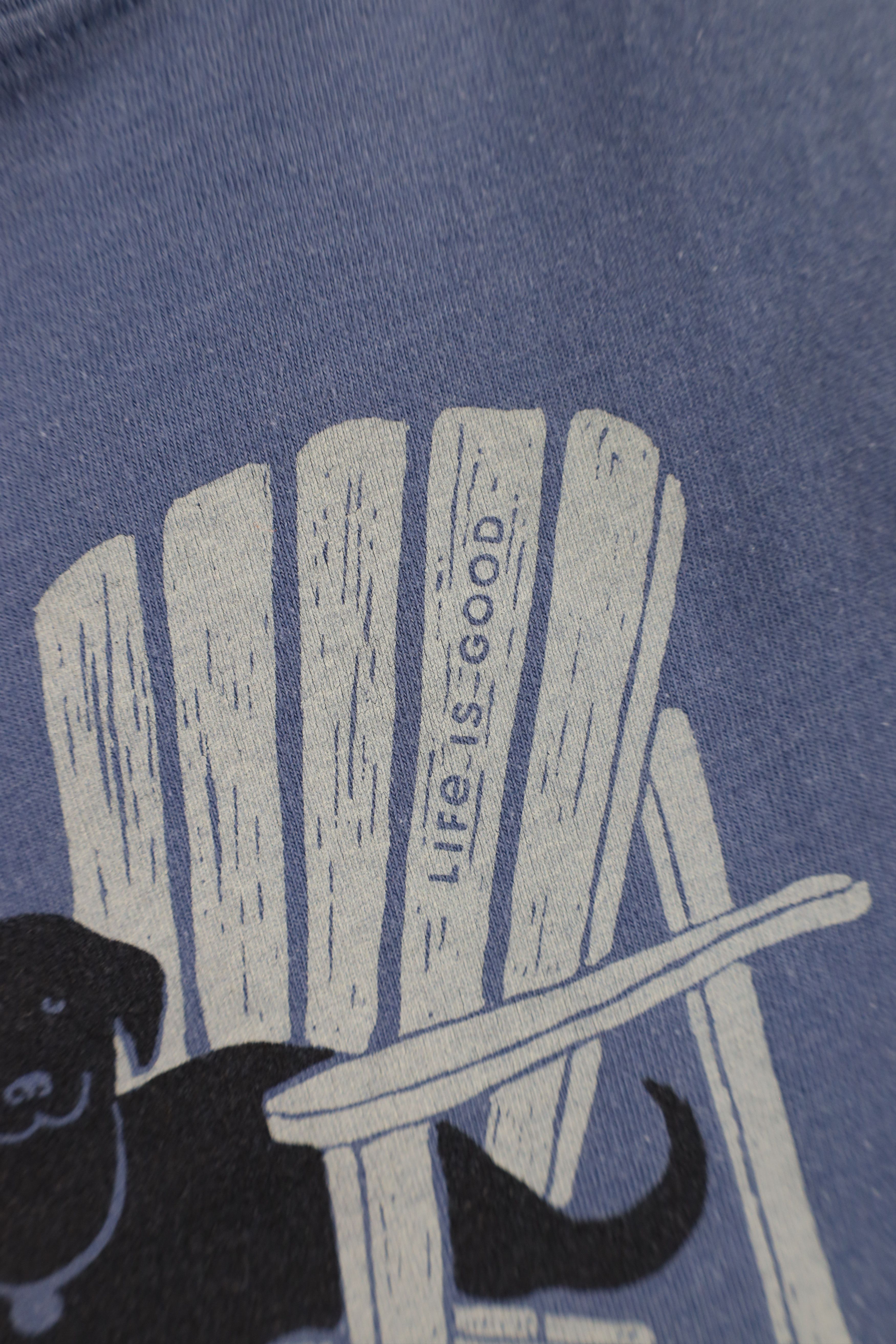 Life is Good × Vintage Life Is Good Crusher Tee Out Dog Days Short Sleeve T-Shirt Size US M / EU 48-50 / 2 - 5 Thumbnail